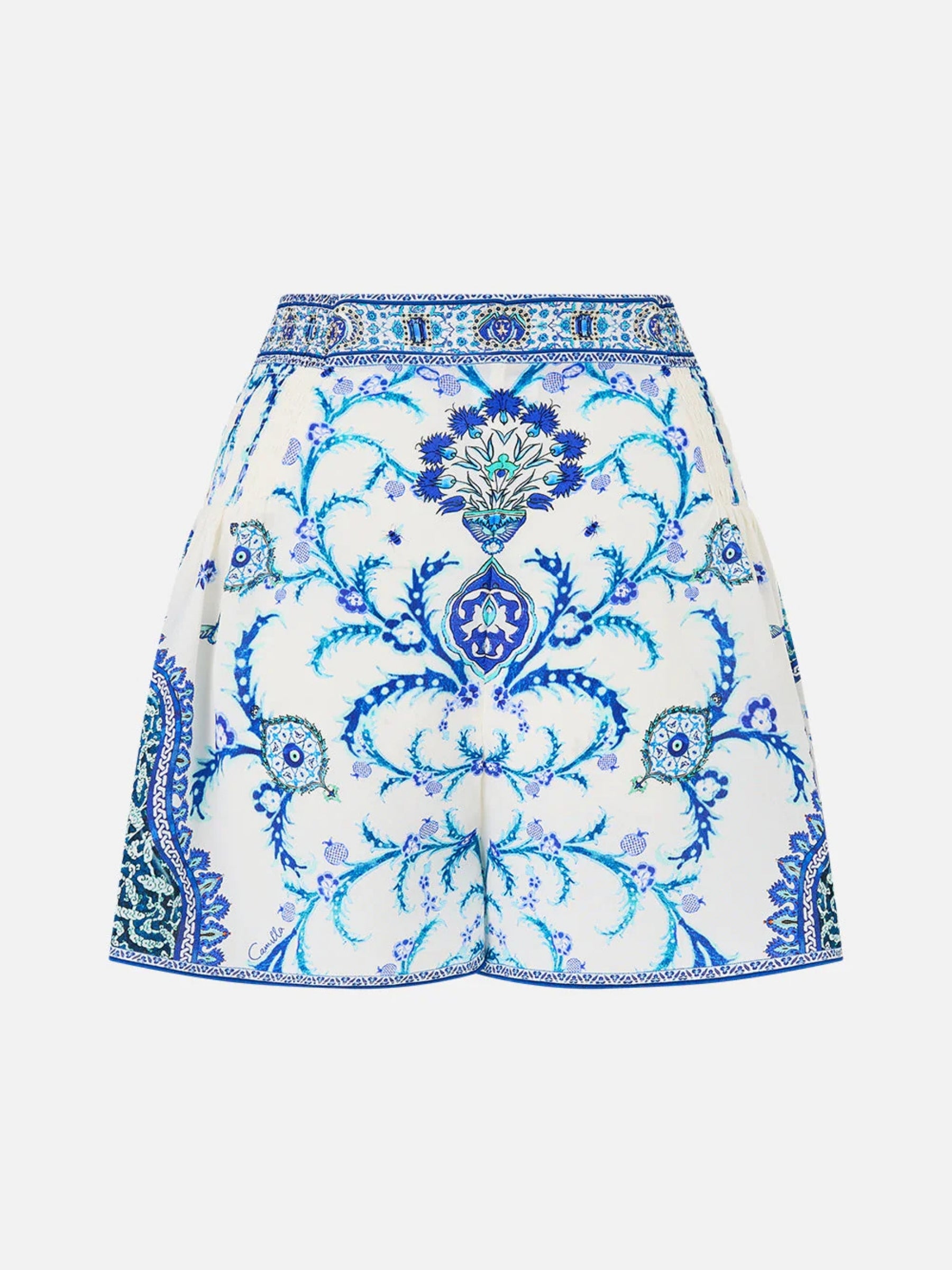 Shorts with Side Flounce - Isnik Lullaby