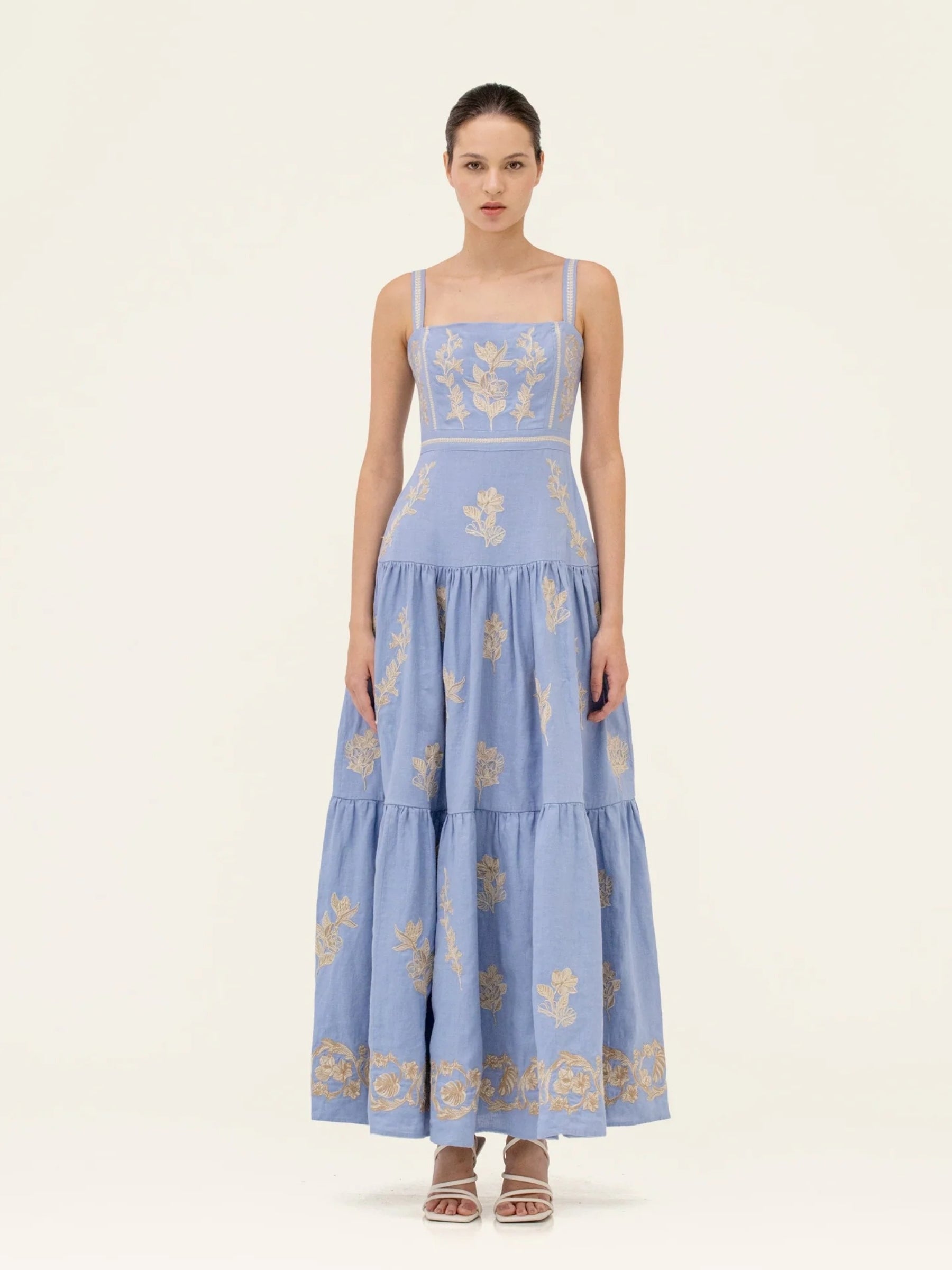 agua-by-agua-bendita-Lima Madera Maxi Dress - Blue-Multi
