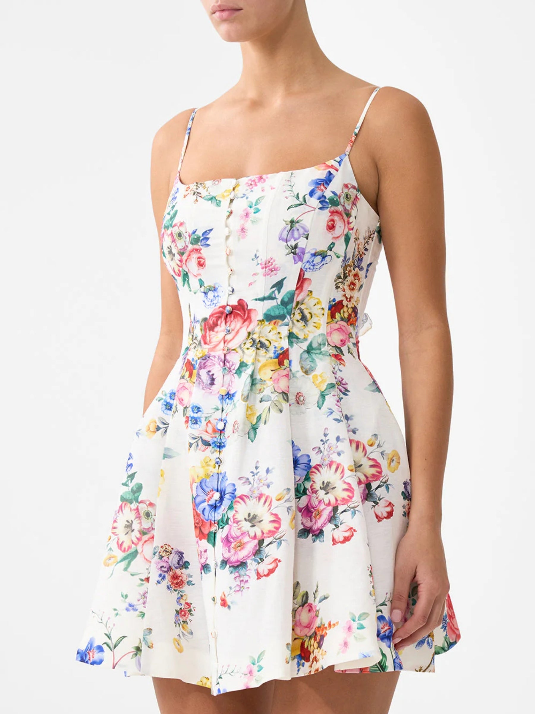 Corset Dress w/ Short Flared Skirt - I left my Heart in Granada