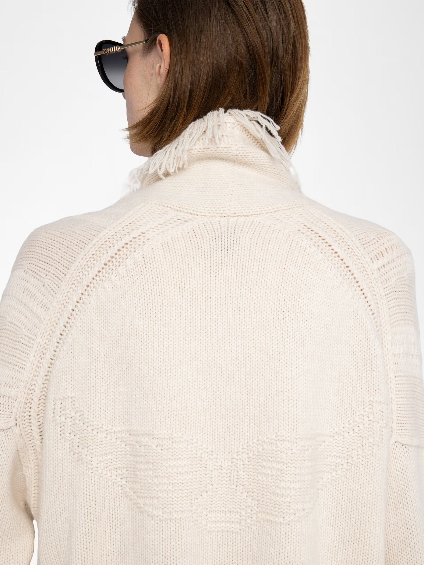 Alpa LC Cable Cardigan - Ecru