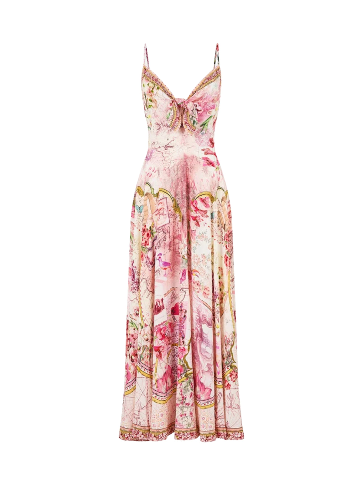 Long Dress w/ Tie Front - Journal De Voyage