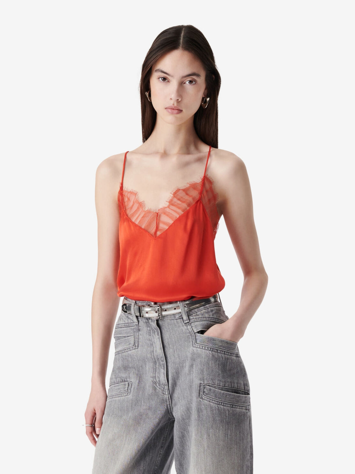 Berwyn Camisole - Red by Iro — view 1