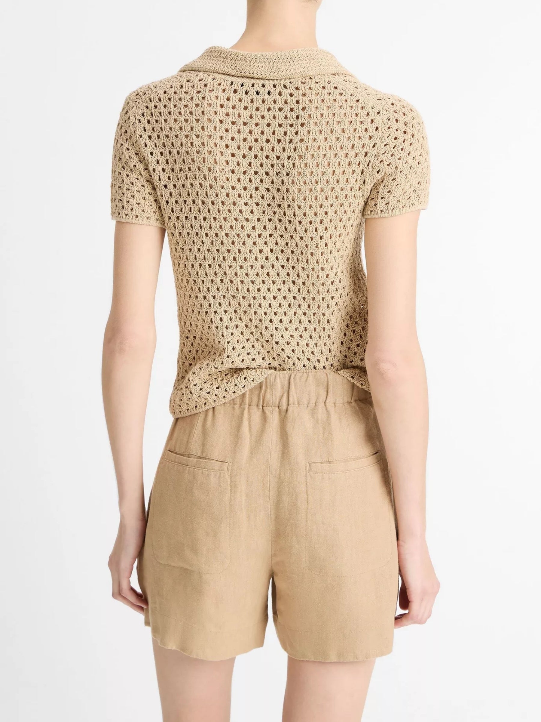Mid Rise Hemp Short - Brulee
