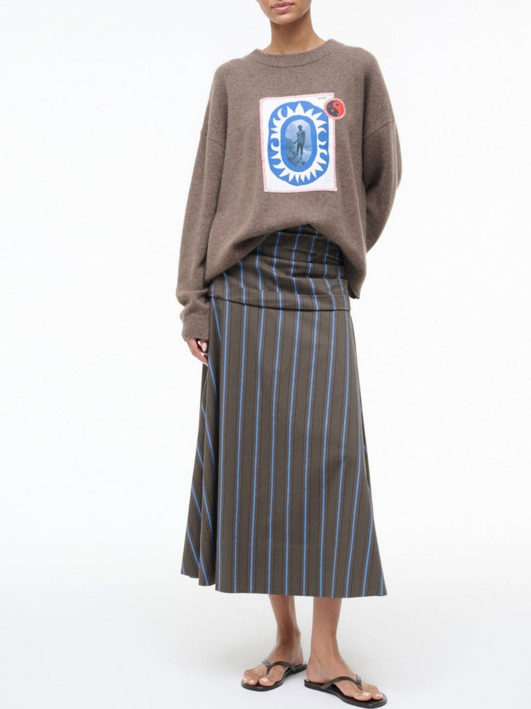 Sol Skirt - Huntington Stripe