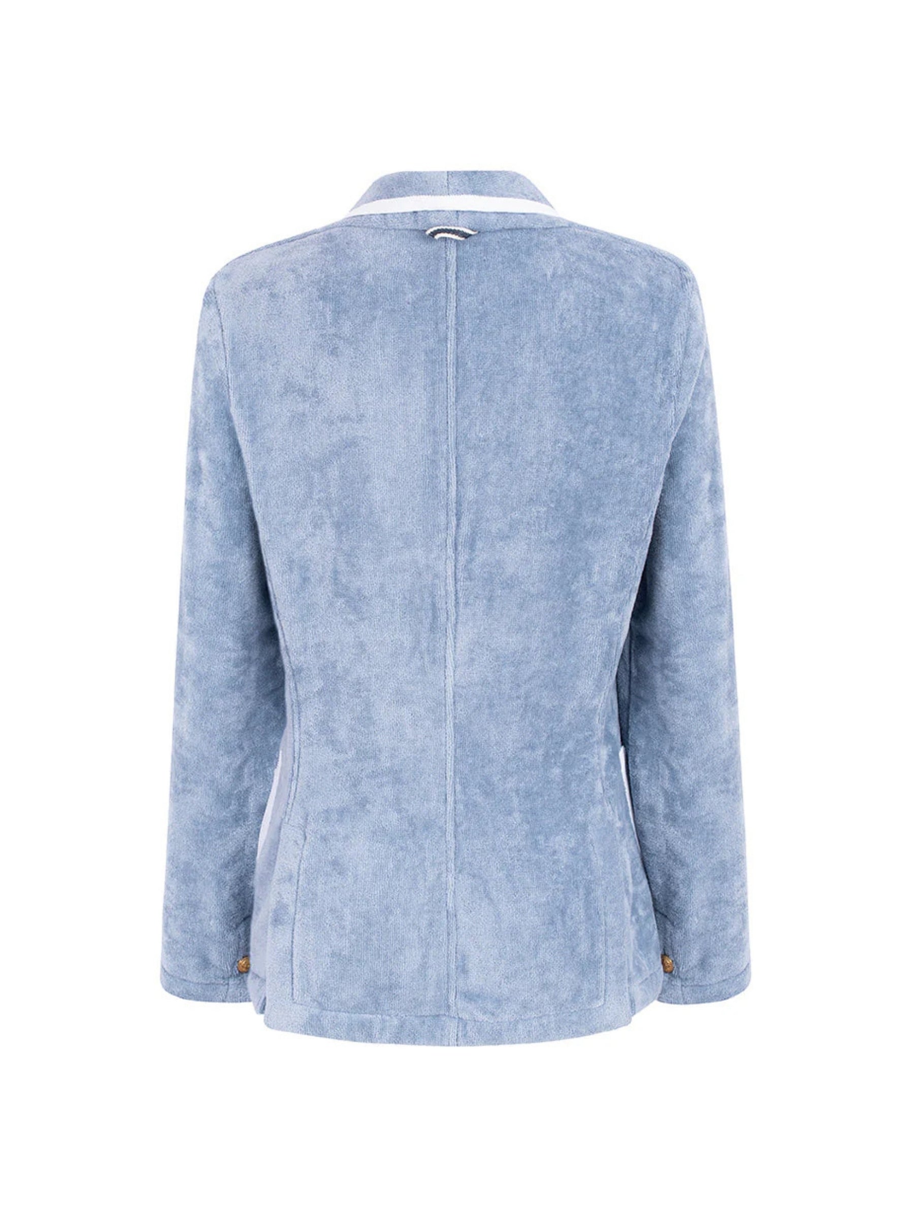 The Anjuna Jacket - Stone Wash/White