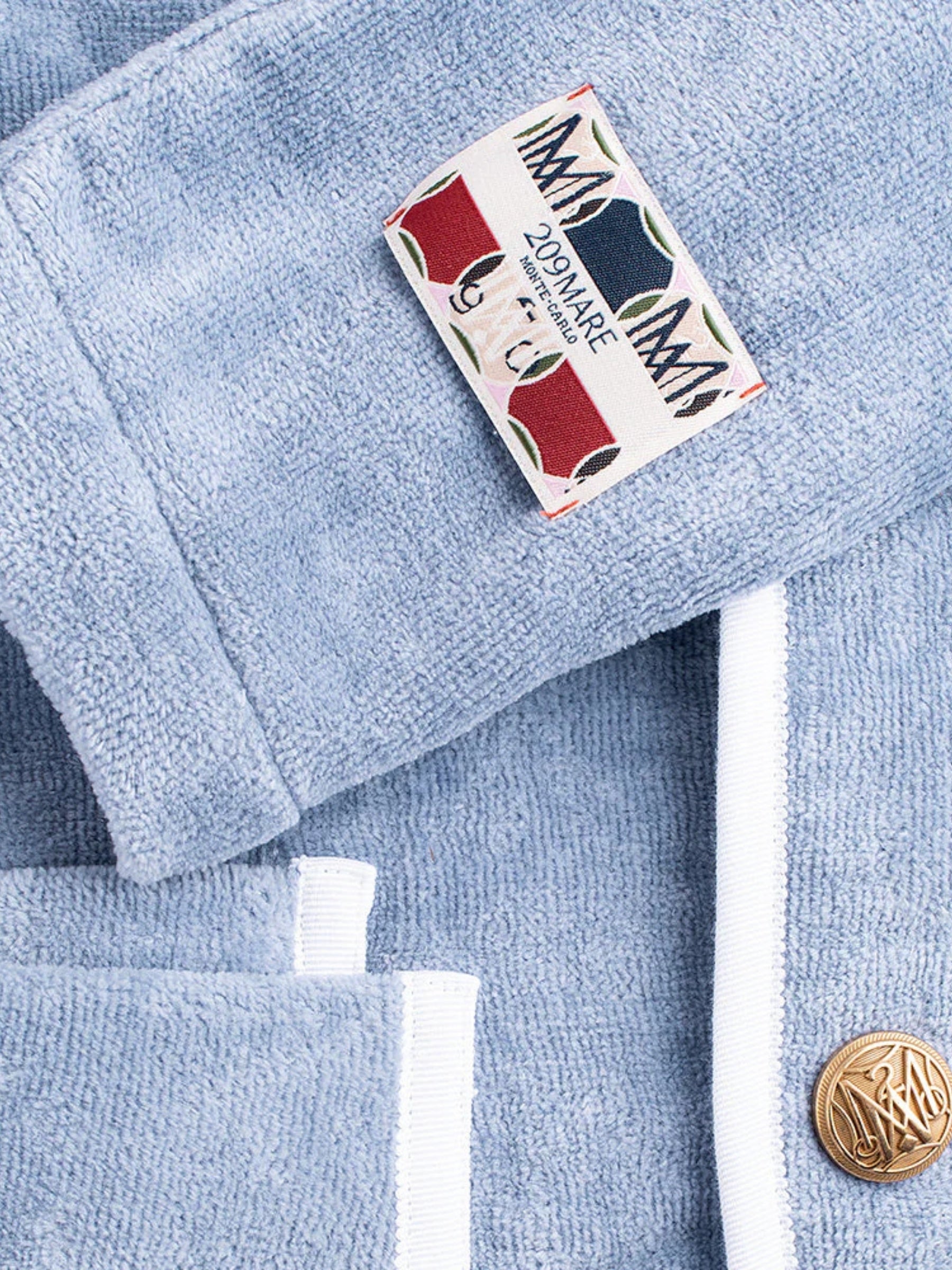 The Anjuna Jacket - Stone Wash/White