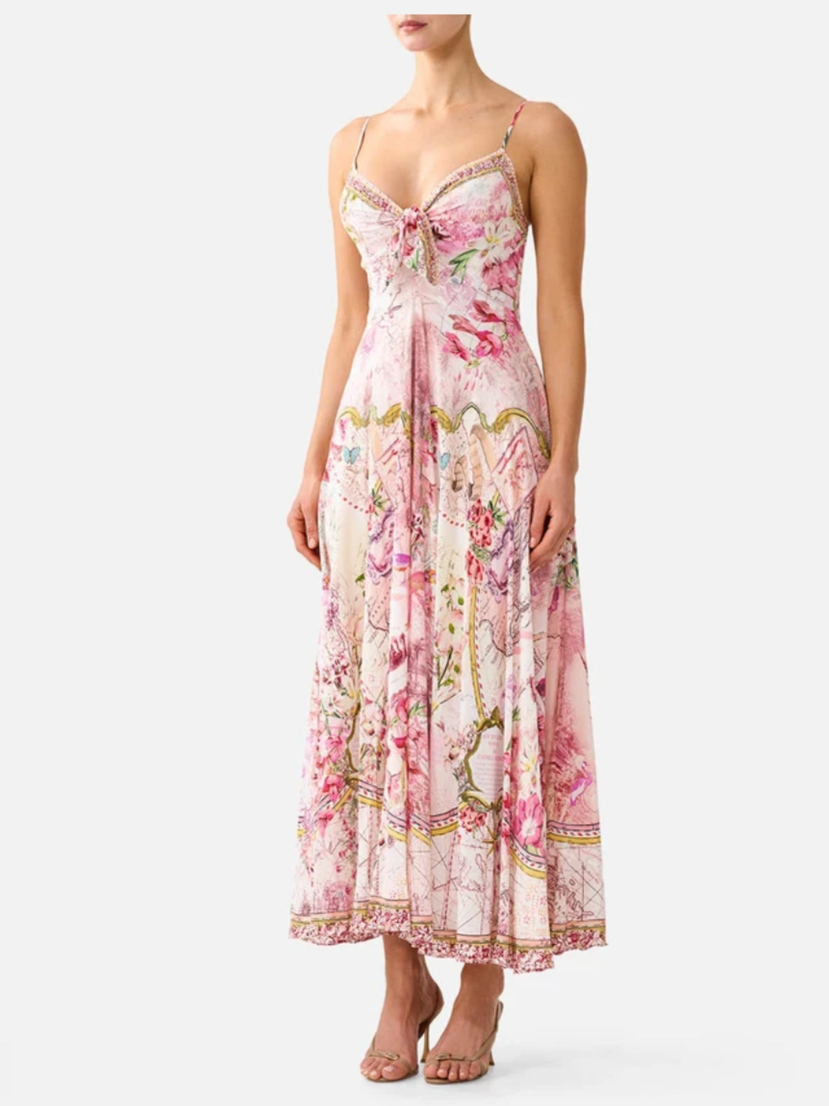 Long Dress w/ Tie Front - Journal De Voyage