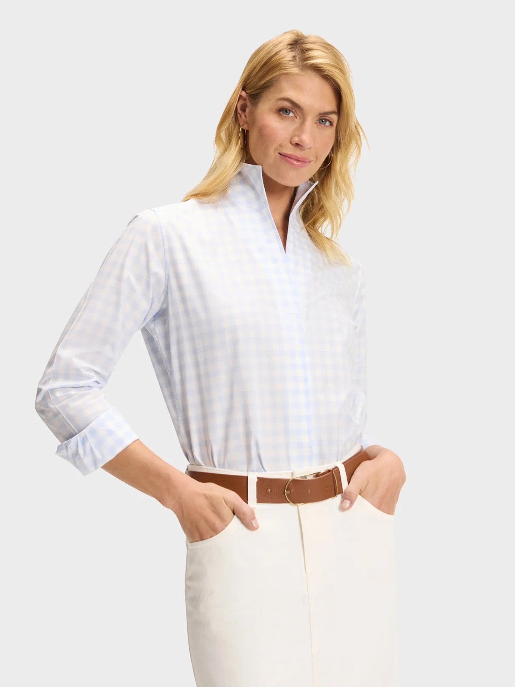 Signature Blouse - Cloud Nine