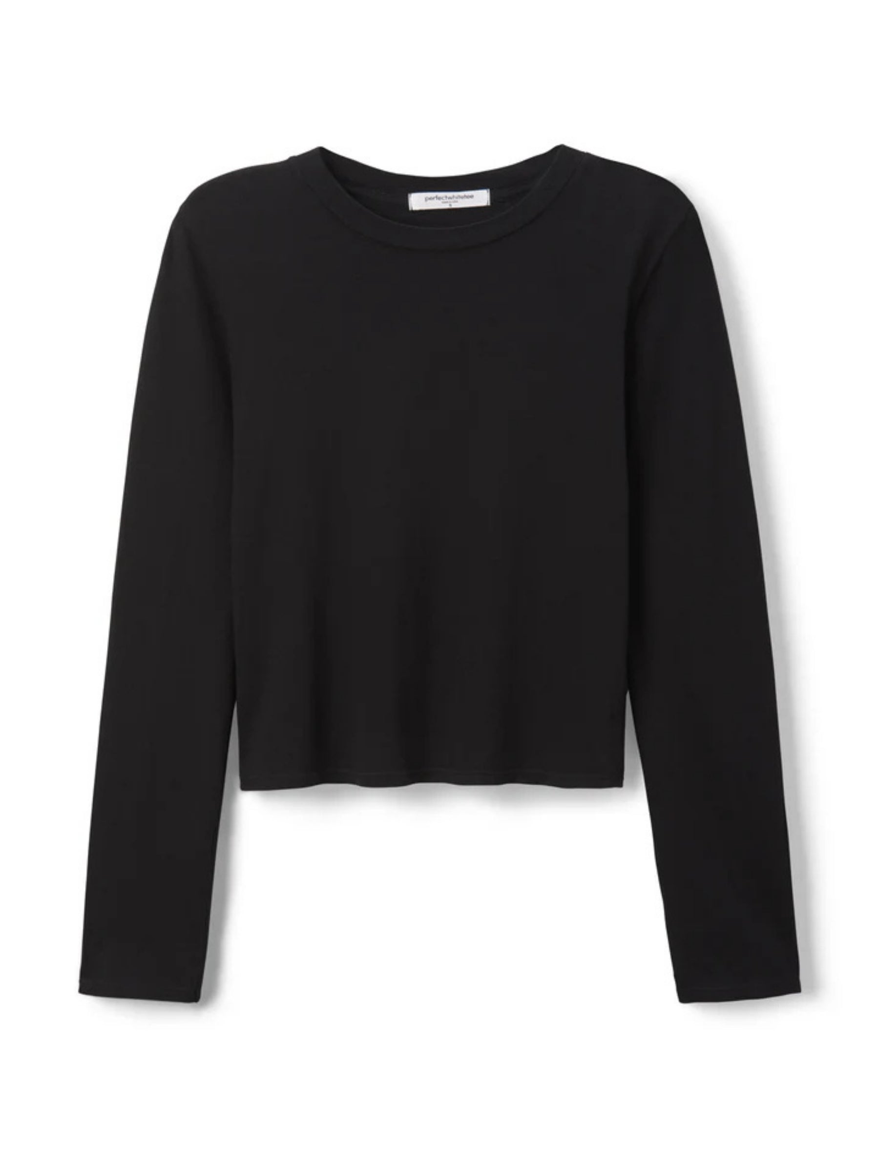 Jamie Recycled Cotton LS Tee - Black