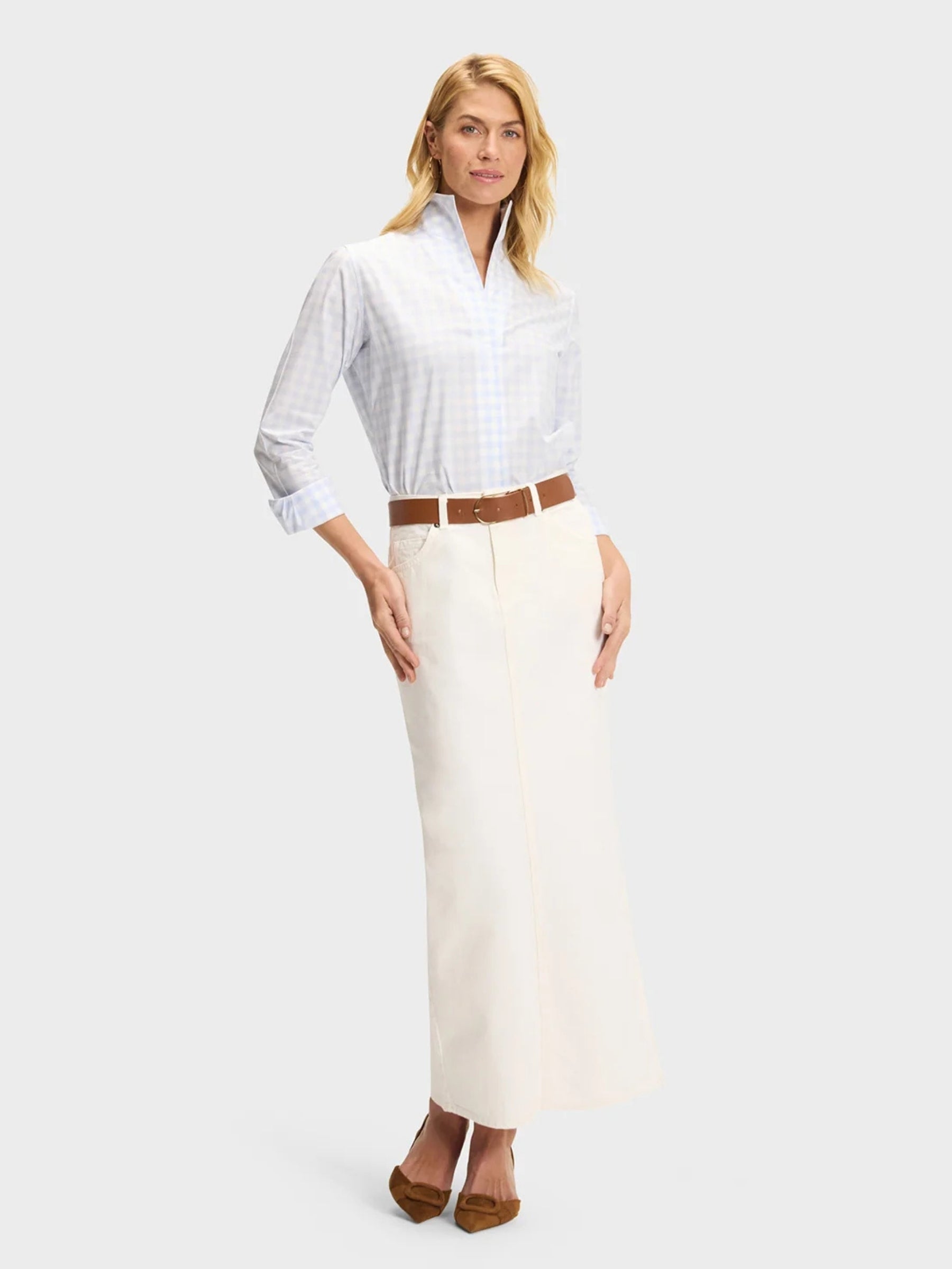 Signature Blouse - Cloud Nine