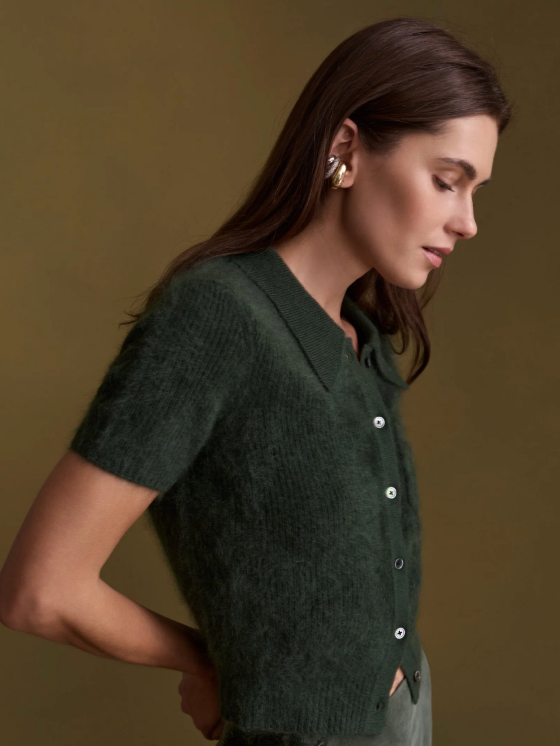 June Cardigan - Climbing Ivy