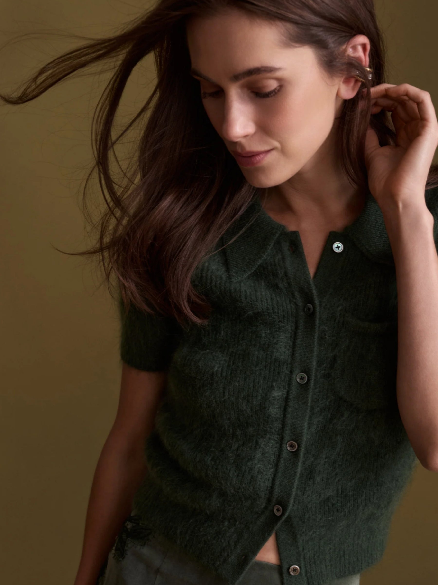 June Cardigan - Climbing Ivy