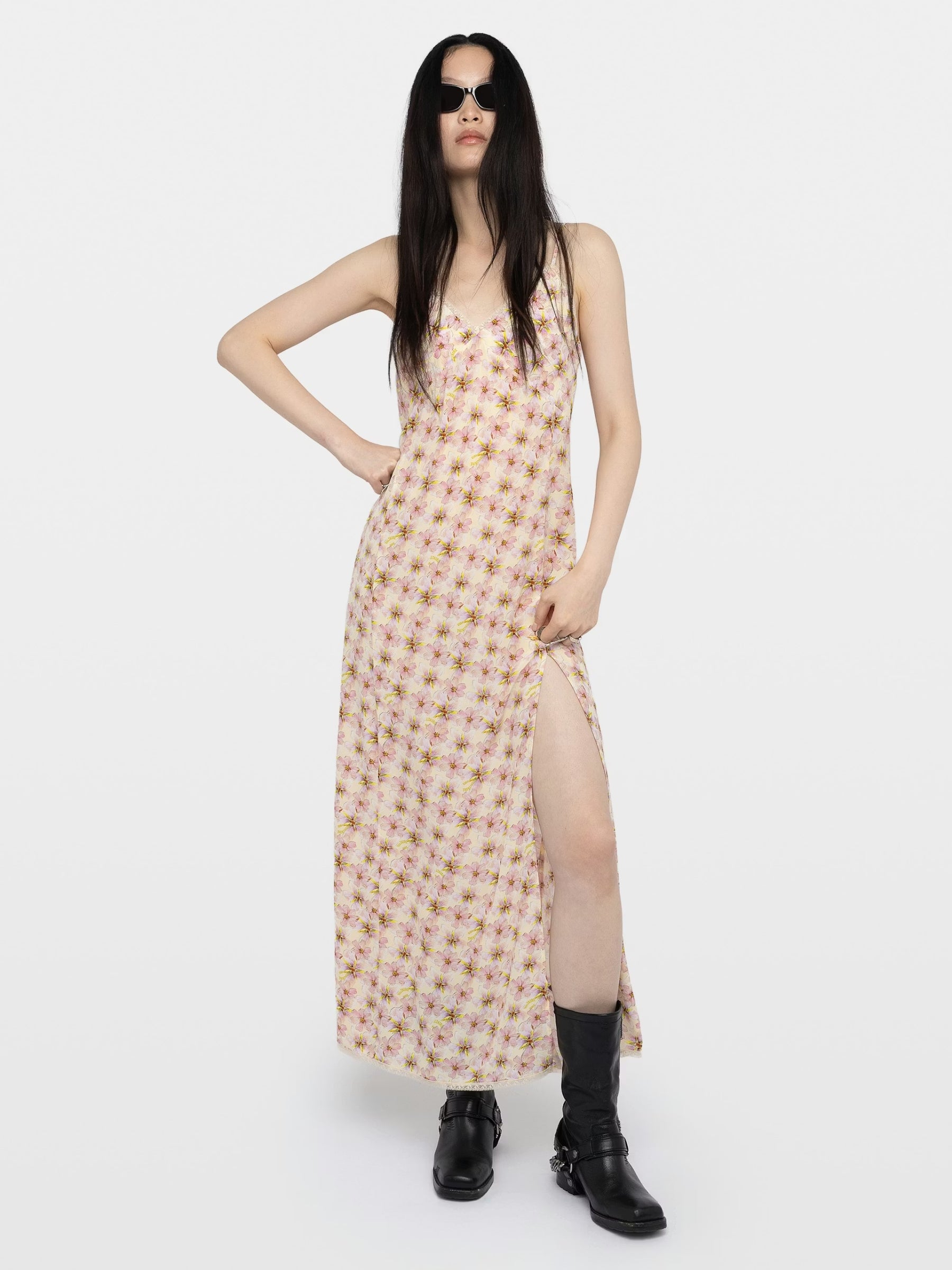 Ramelil Maxi Dress - Mirror Flowers