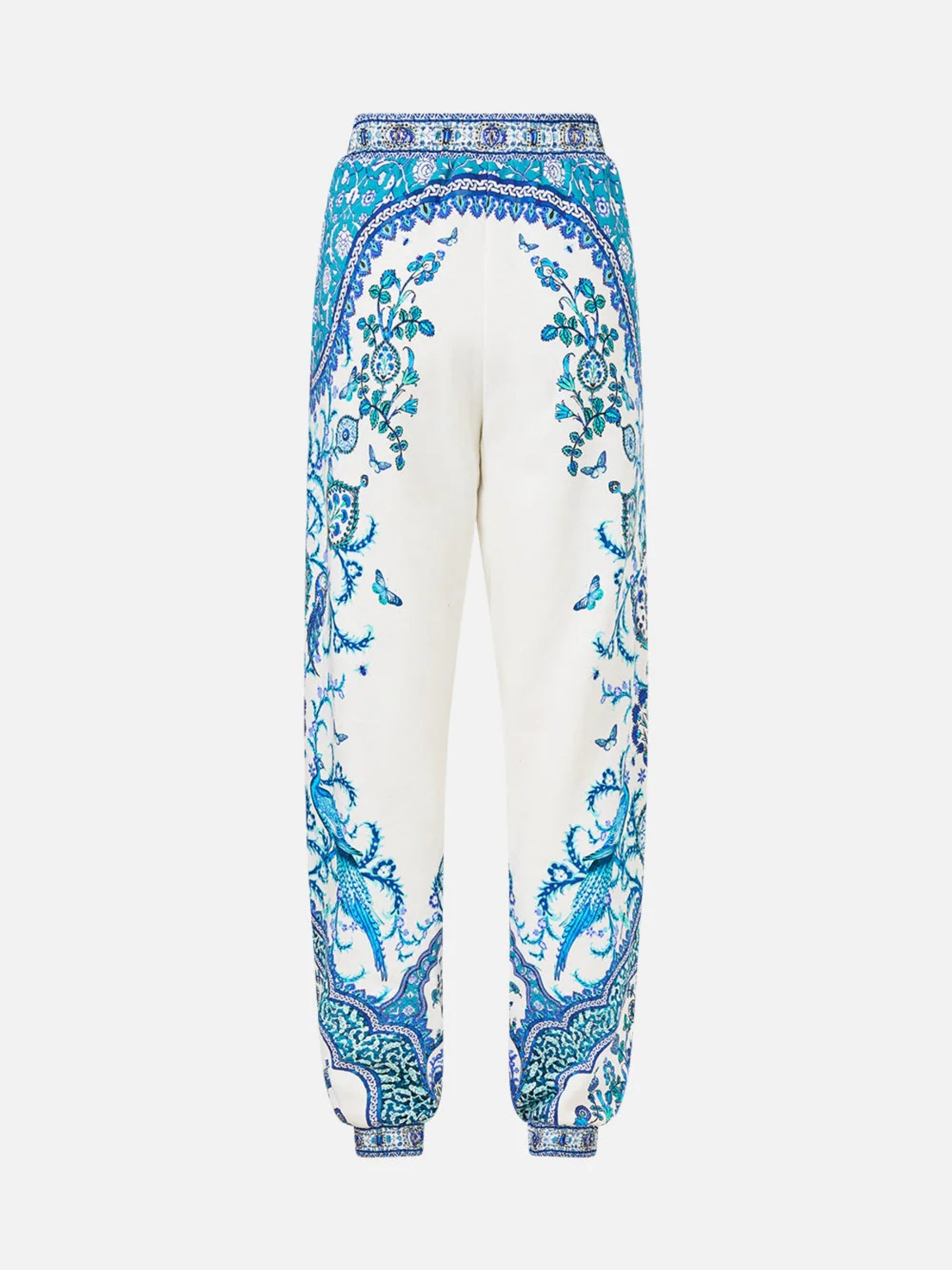 Jersey Track Pant with Silk Details - Isnik Lullaby
