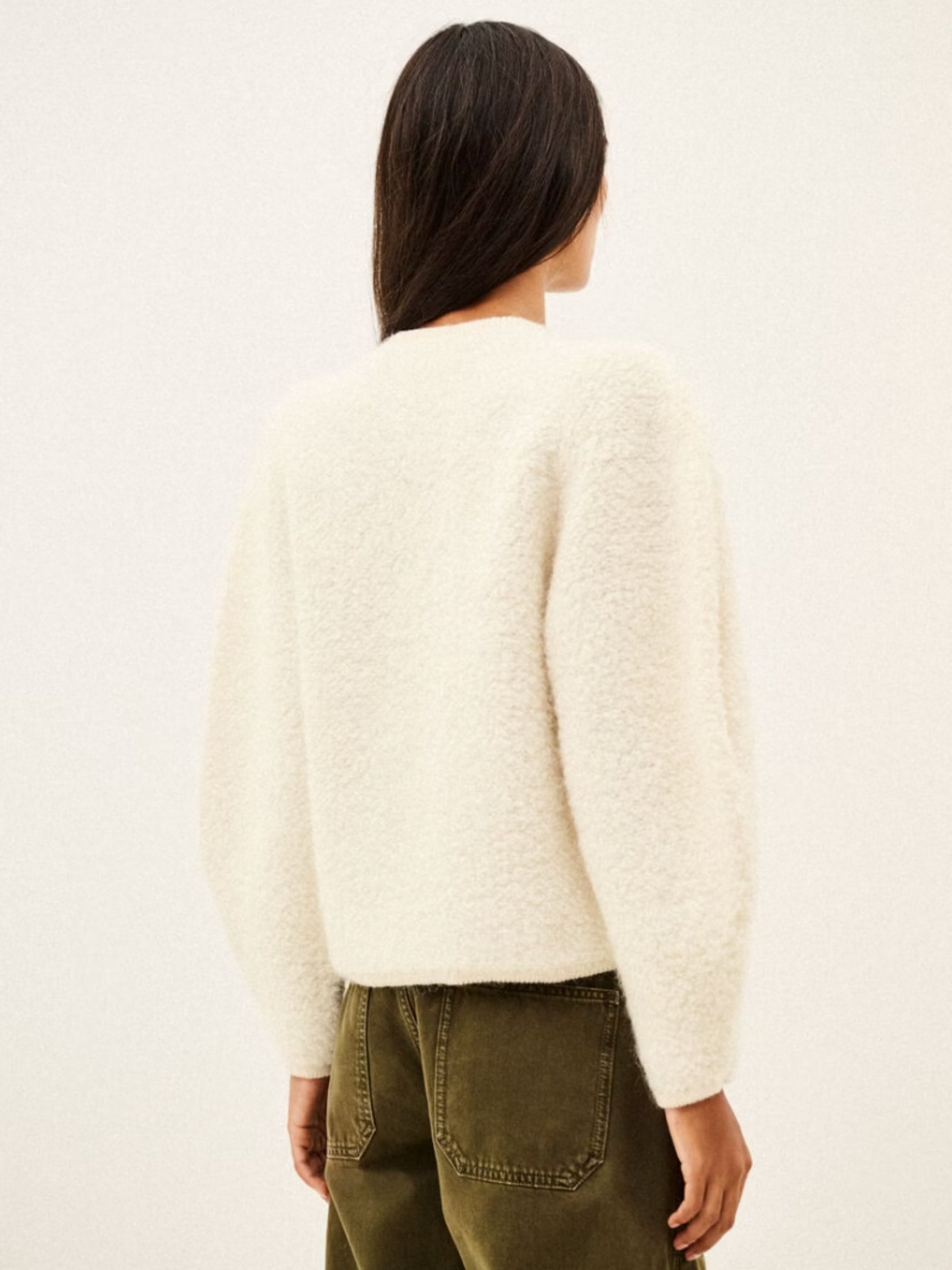 Fida Knit Cardigan - Off White