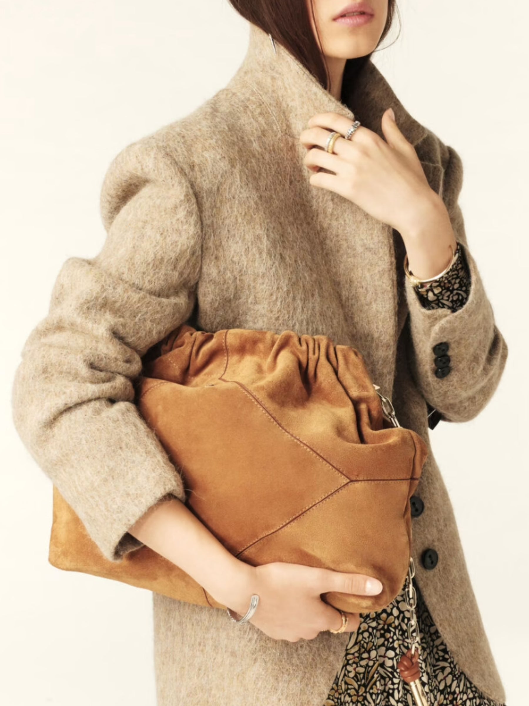 June Tote Bag (Large) - Marron
