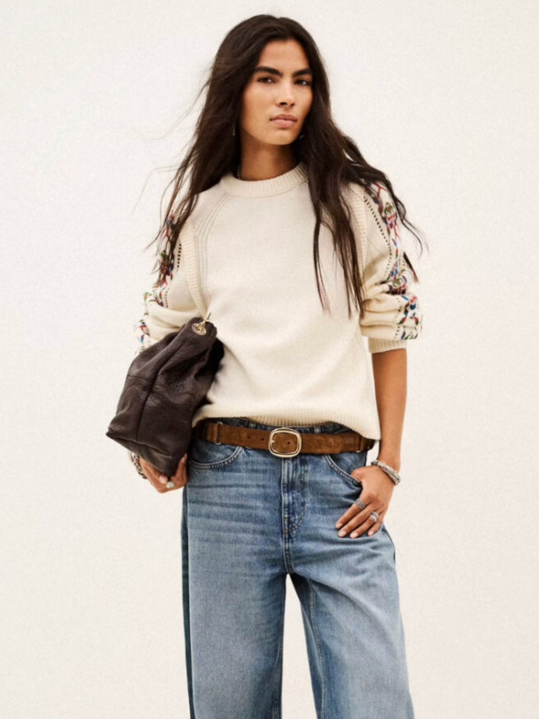 Elda Wool Pullover - Ecru