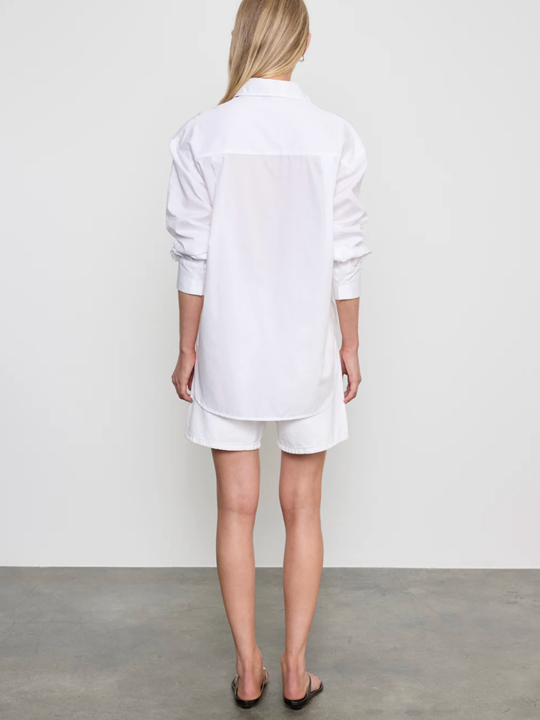 Drift Short - White Italian Denim