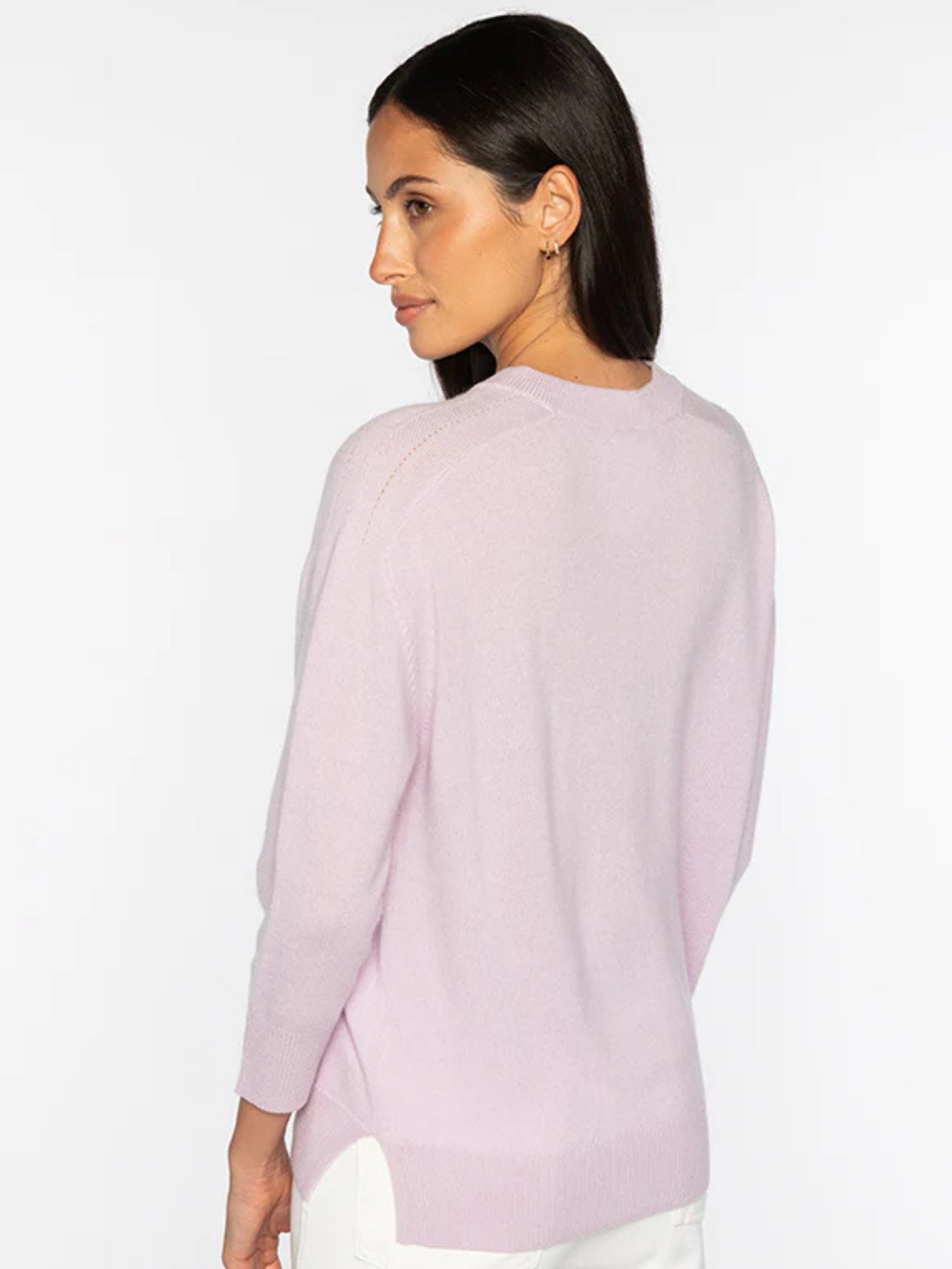 Summer Vee Sweater - Lilac