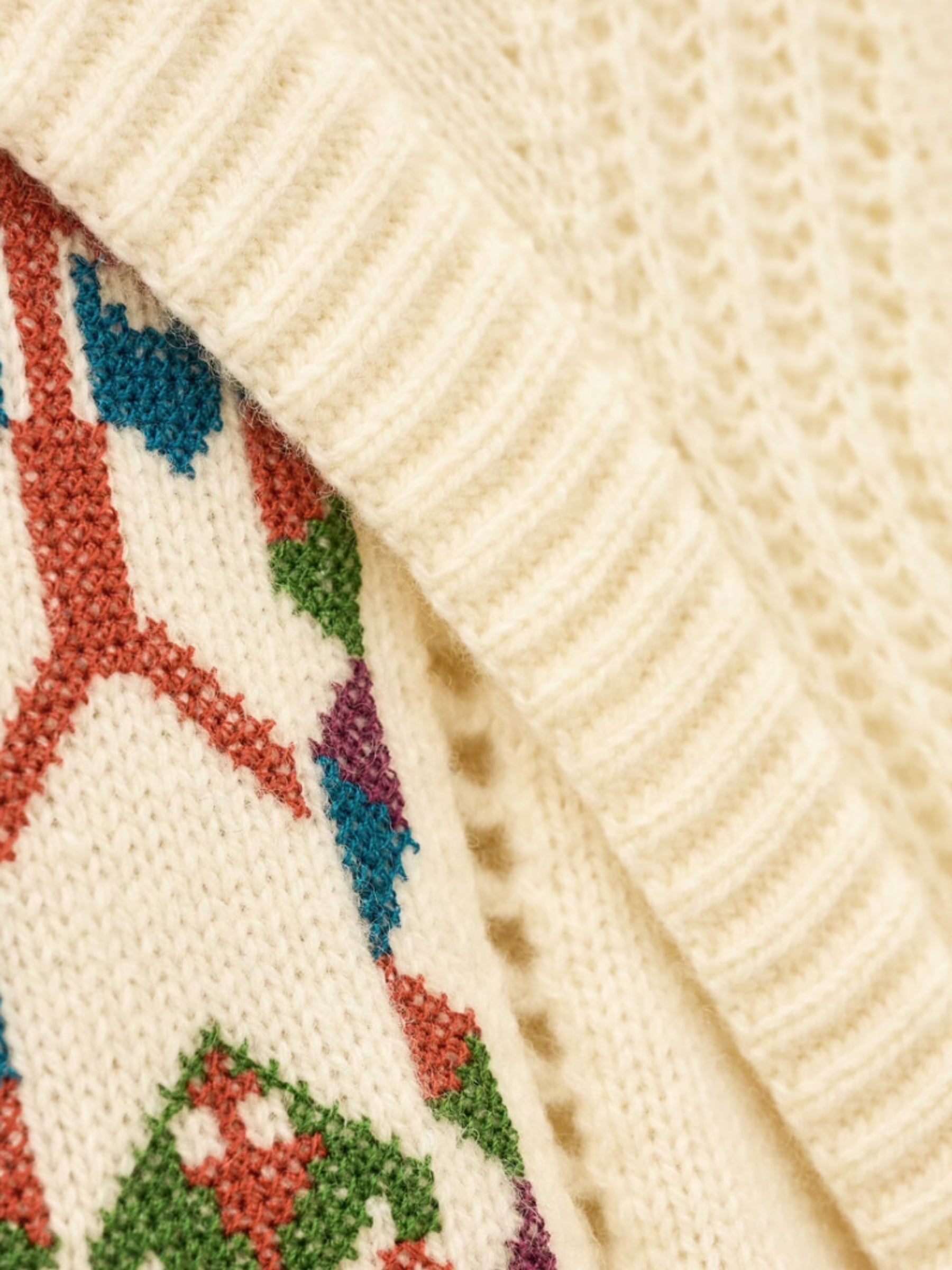 Elda Wool Pullover - Ecru
