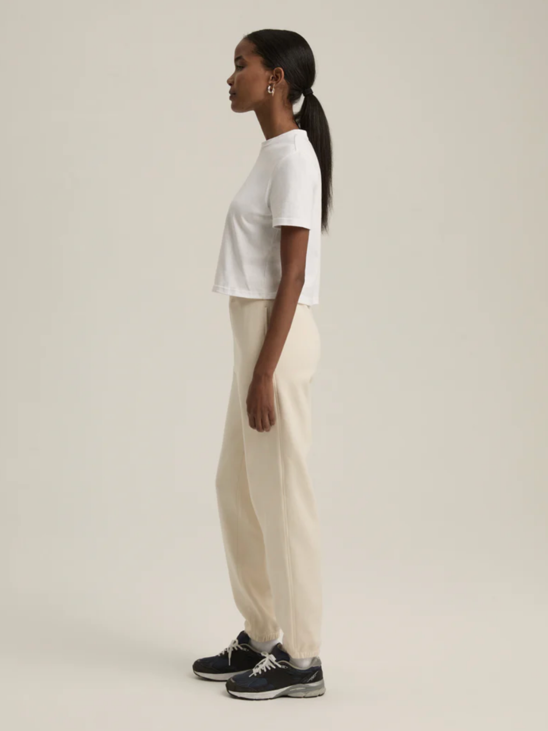 Logo Jogger - Ivory