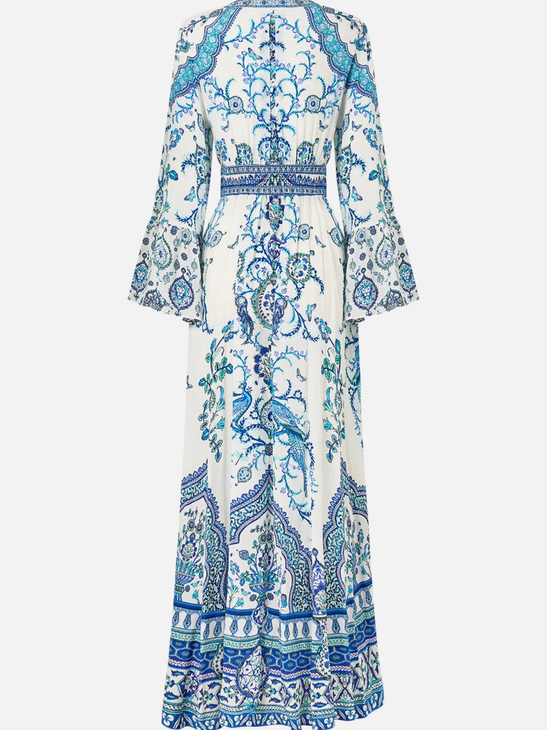 Shaped Waistband Dress w/ Ruffle Sleeve - Isnik Lullaby