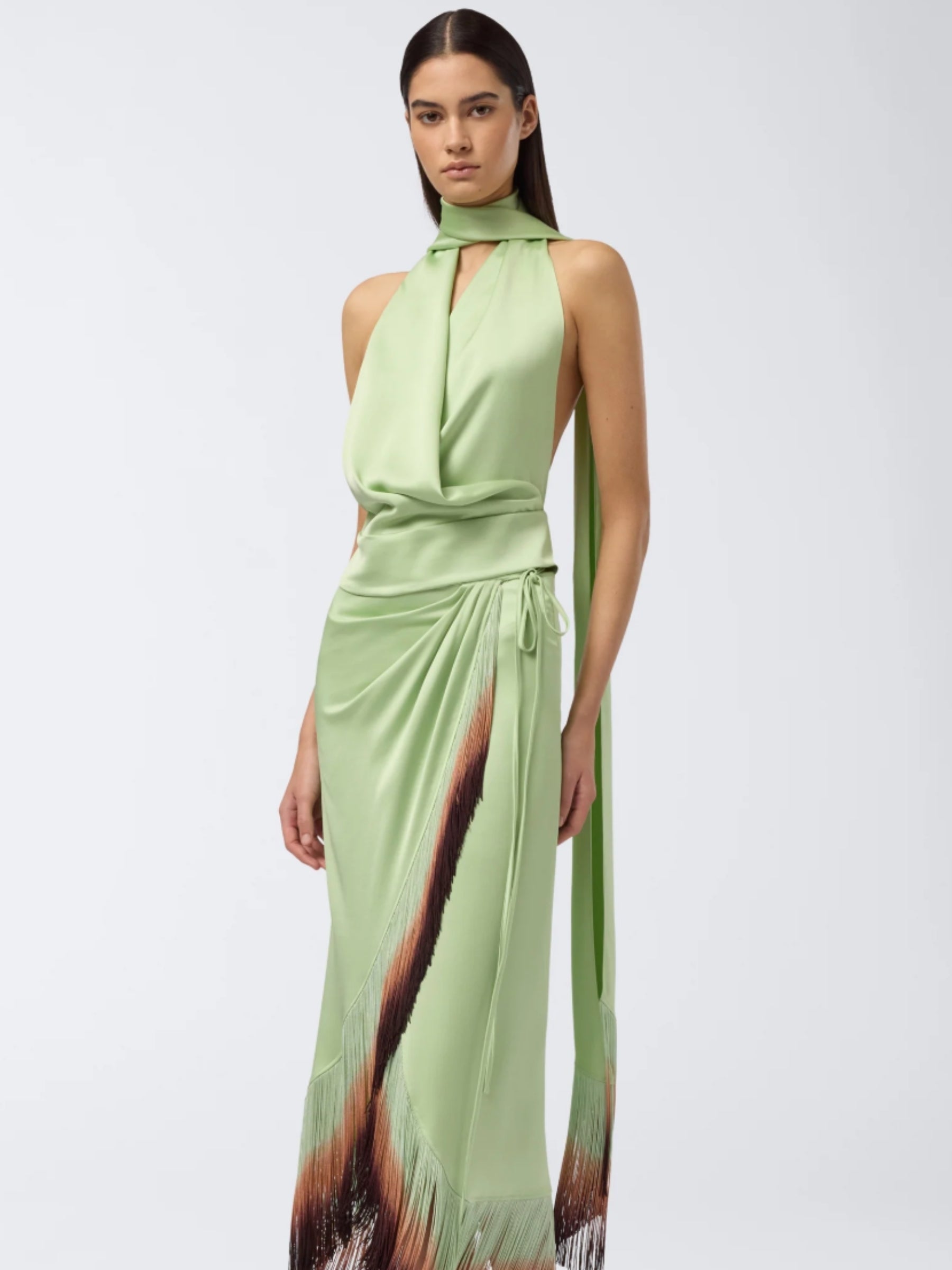 Willow Fringe Top - Mint