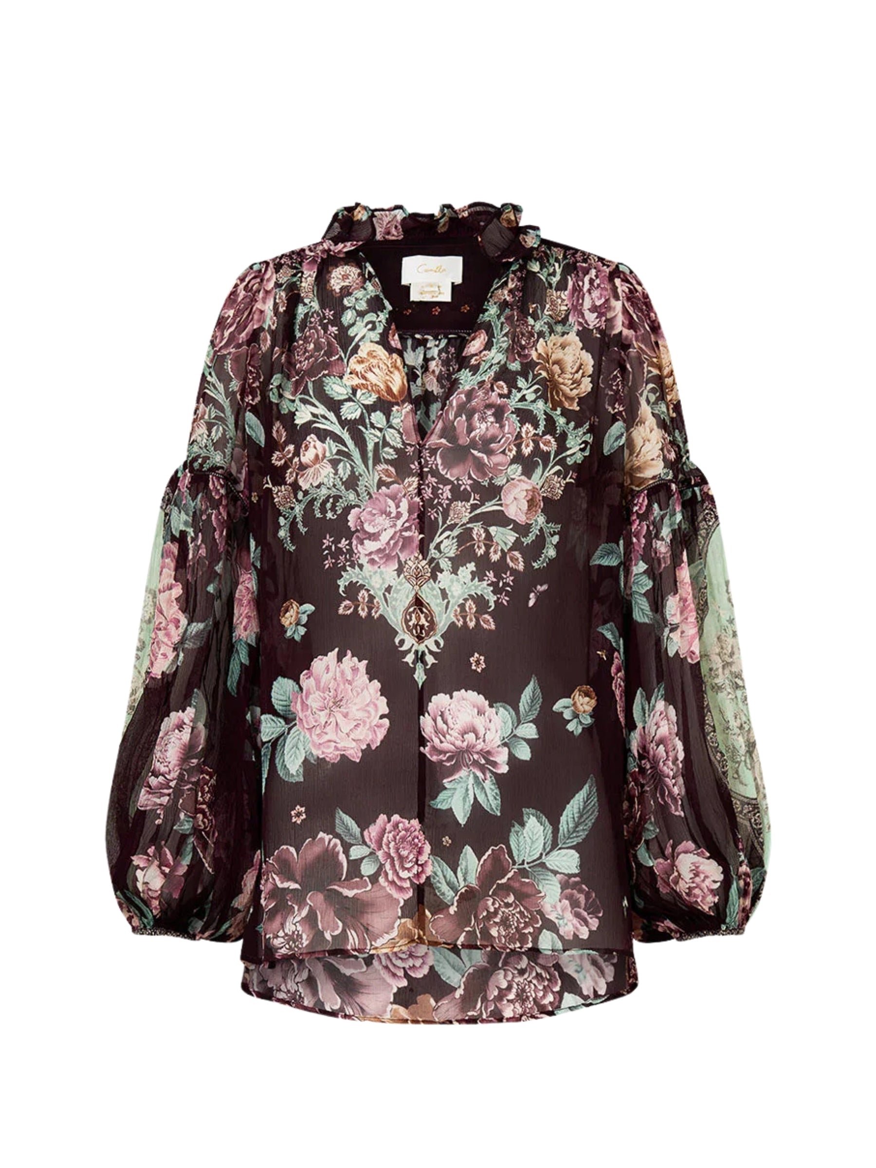 Frill Collared Blouse - If These Tiles Could Talk