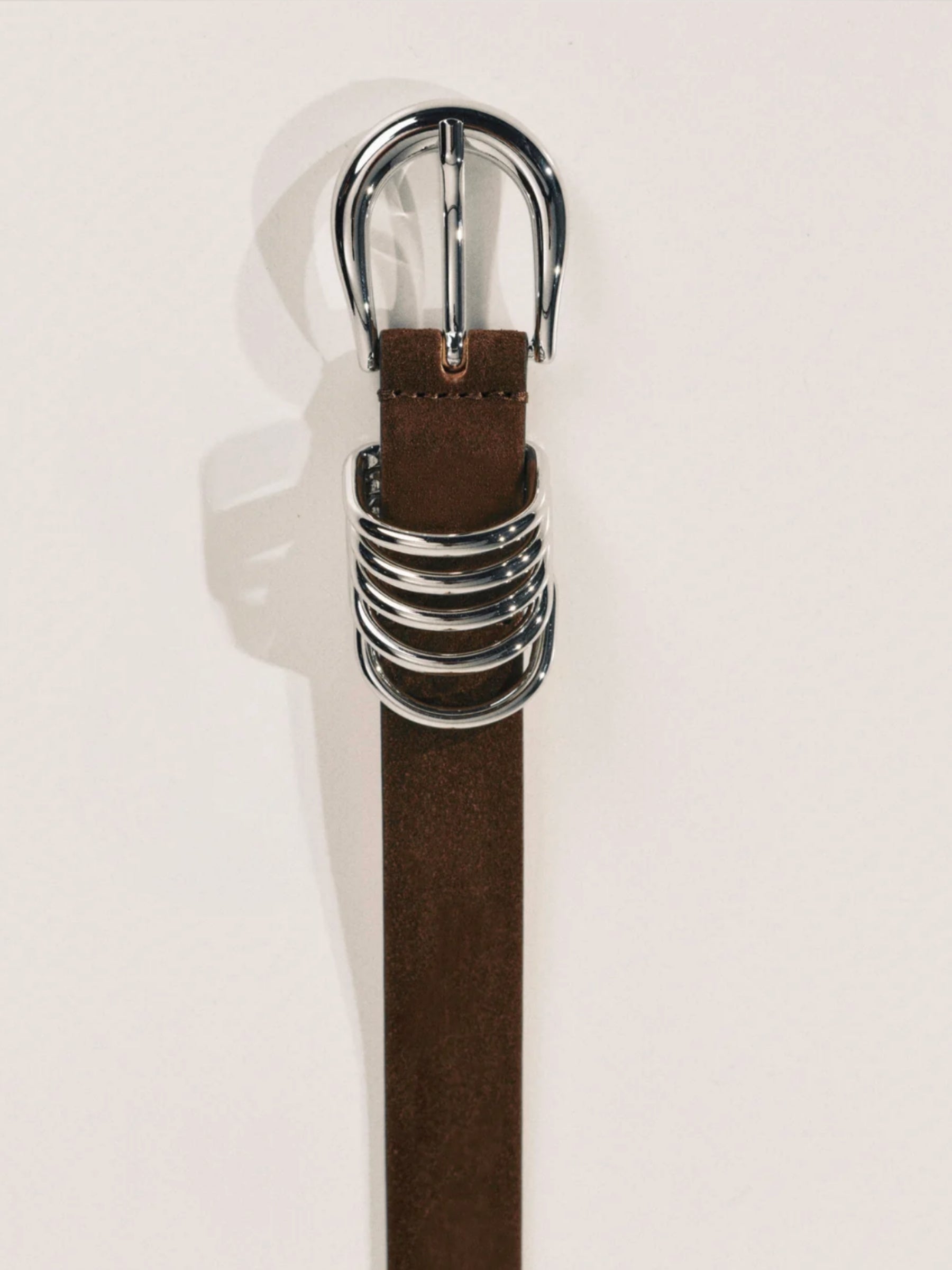 Hollyhock Suede - Chocolate/Silver