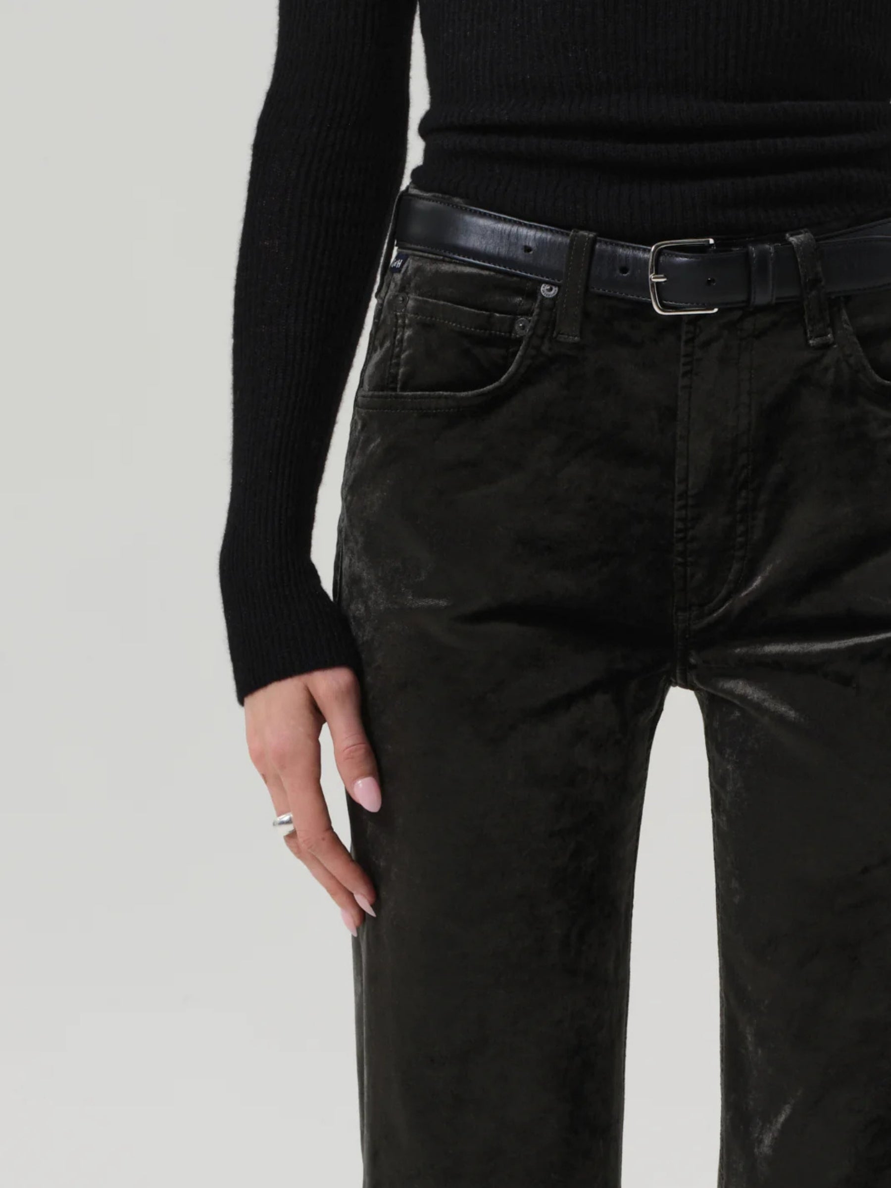 Velvet Delfina - Dark Green