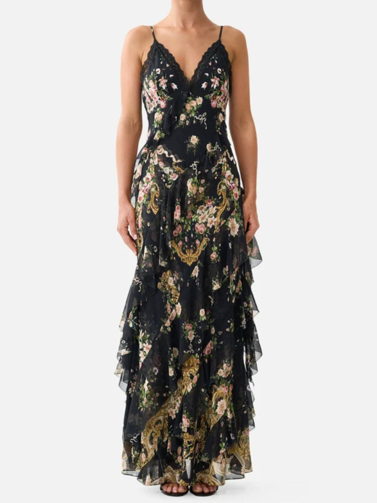 Asymmetrical Slip Dress - Versailles or Die