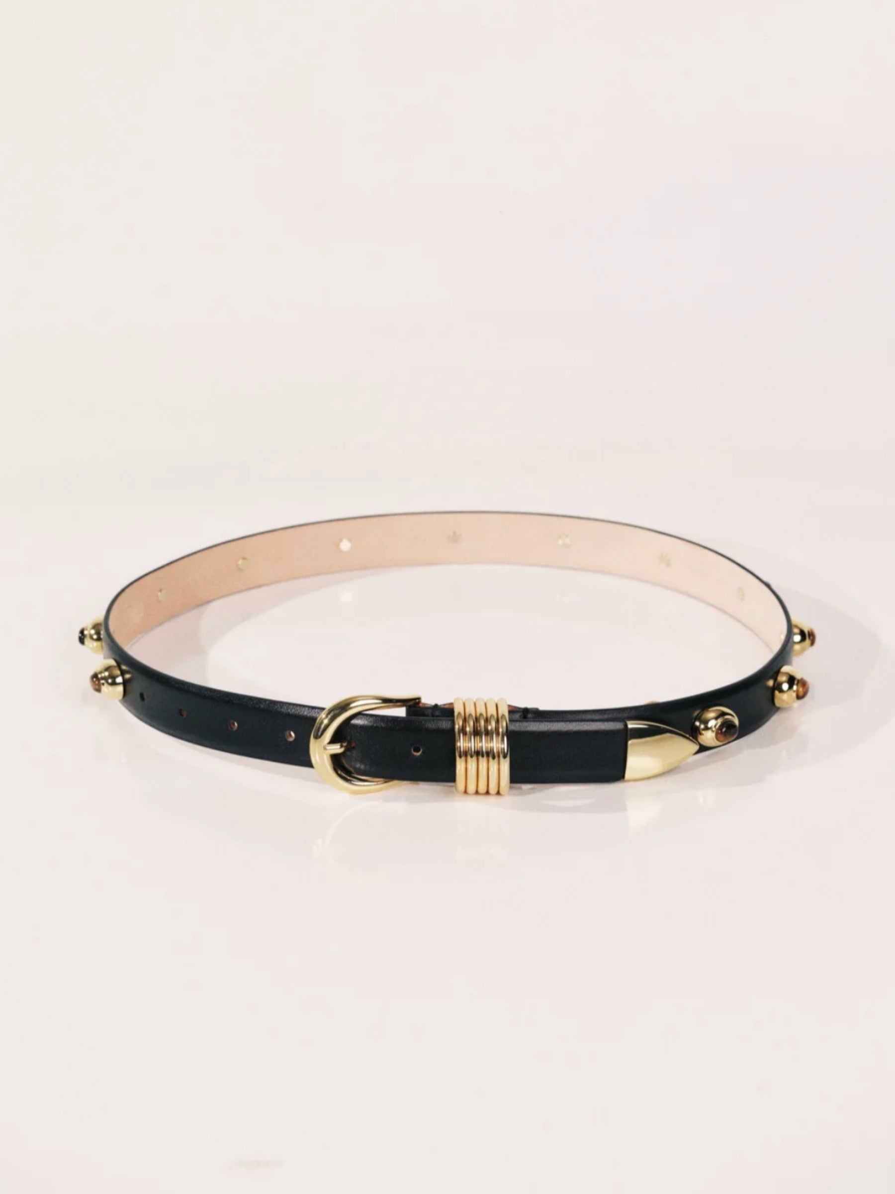Hollyhock Stone - Black/Tigers Eye