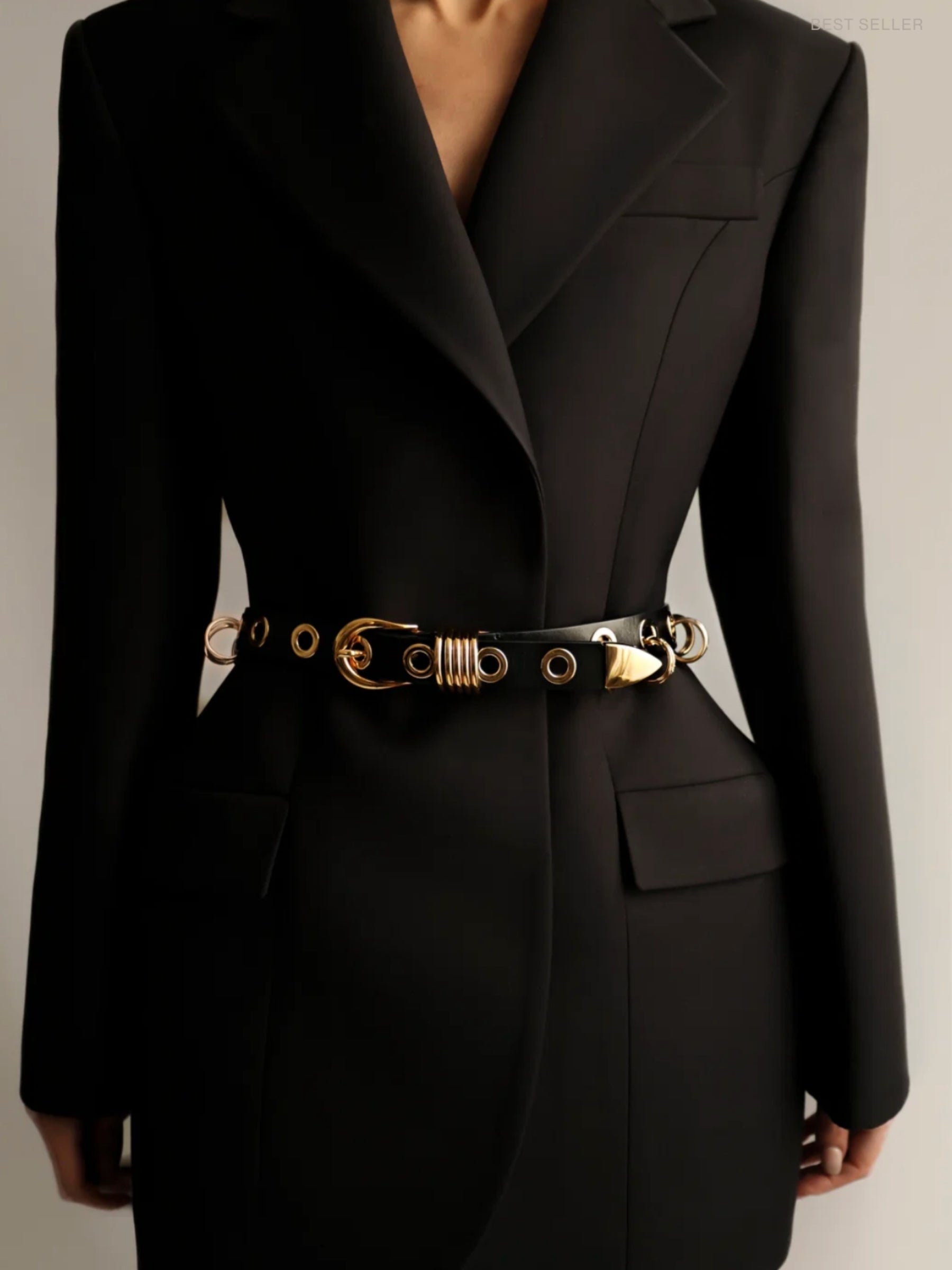 Revenge Belt - Black/Gold