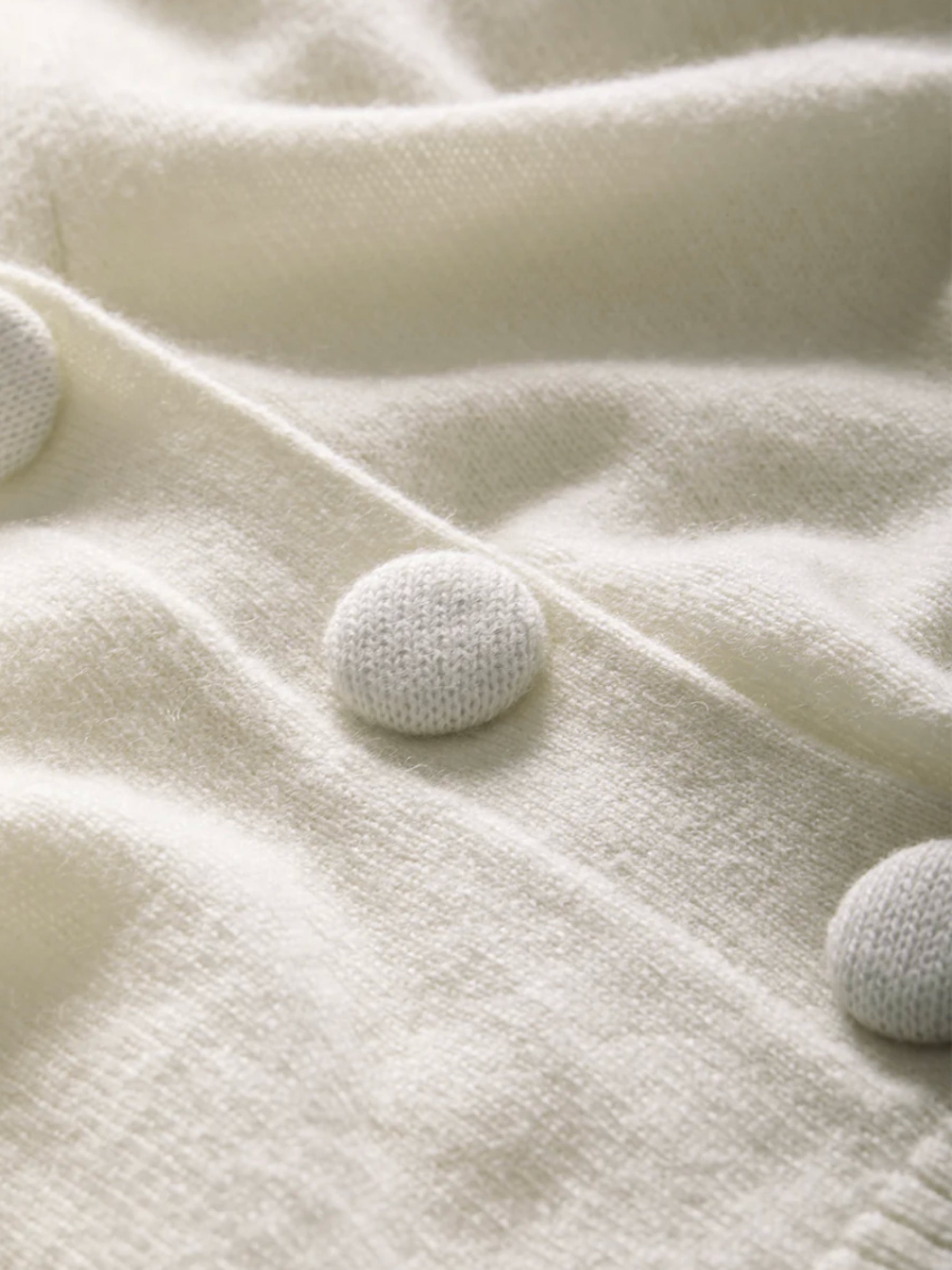 S/S Solene Cashmere Cardigan - Ivory