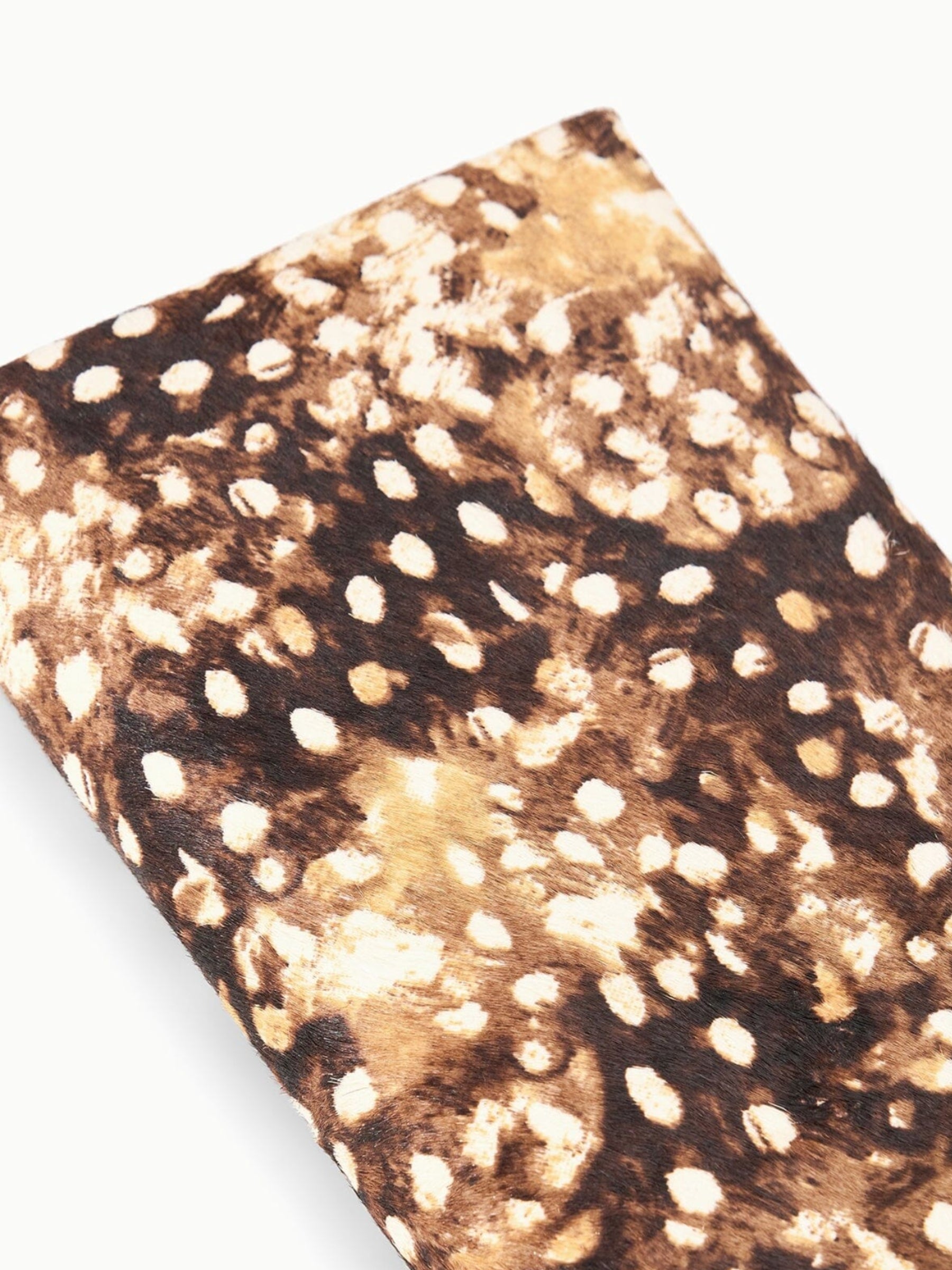 Muse Clutch - Fawn Calf Hair