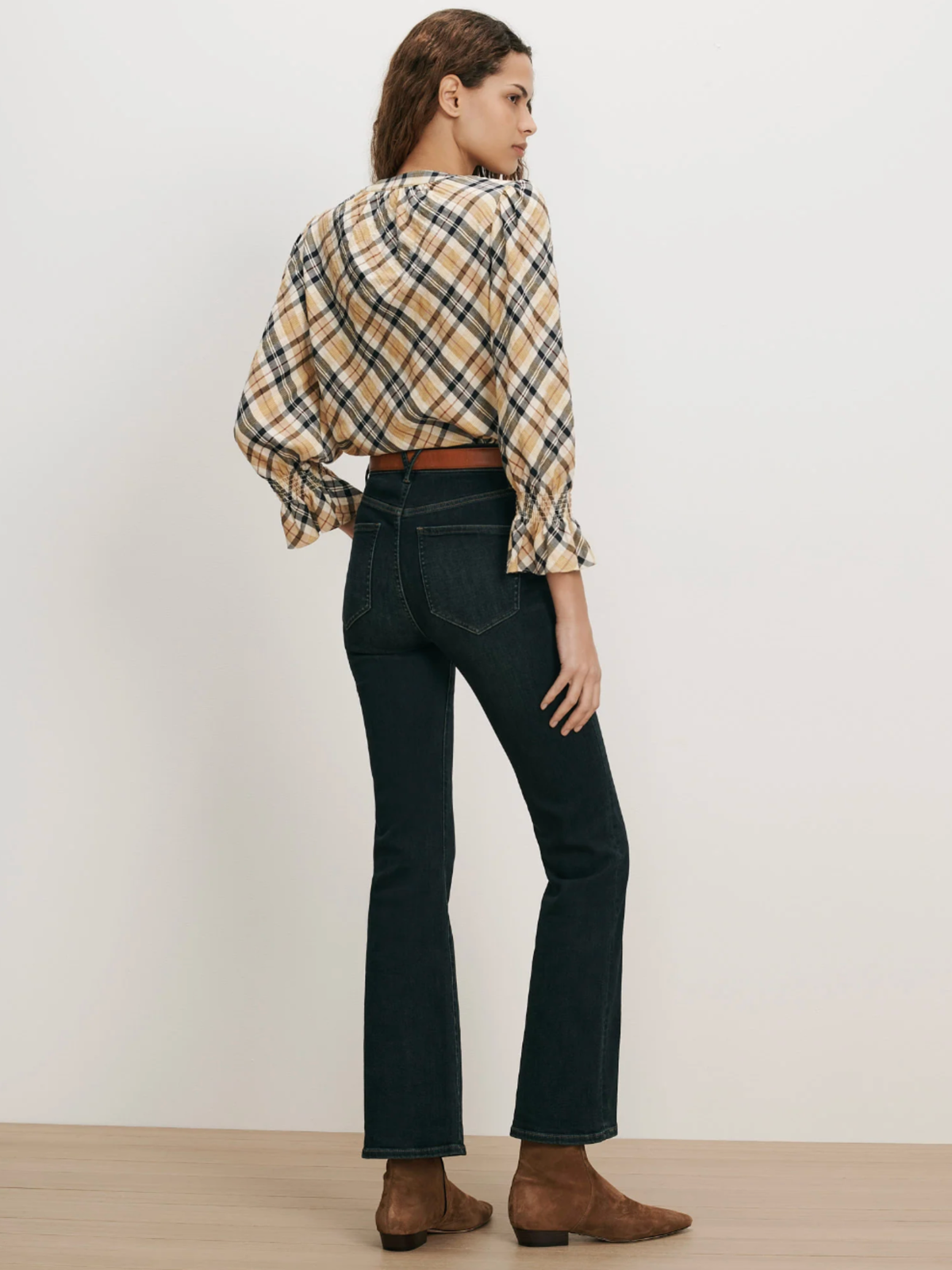 Ashlynn Plaid Blouse - Acorn Multi