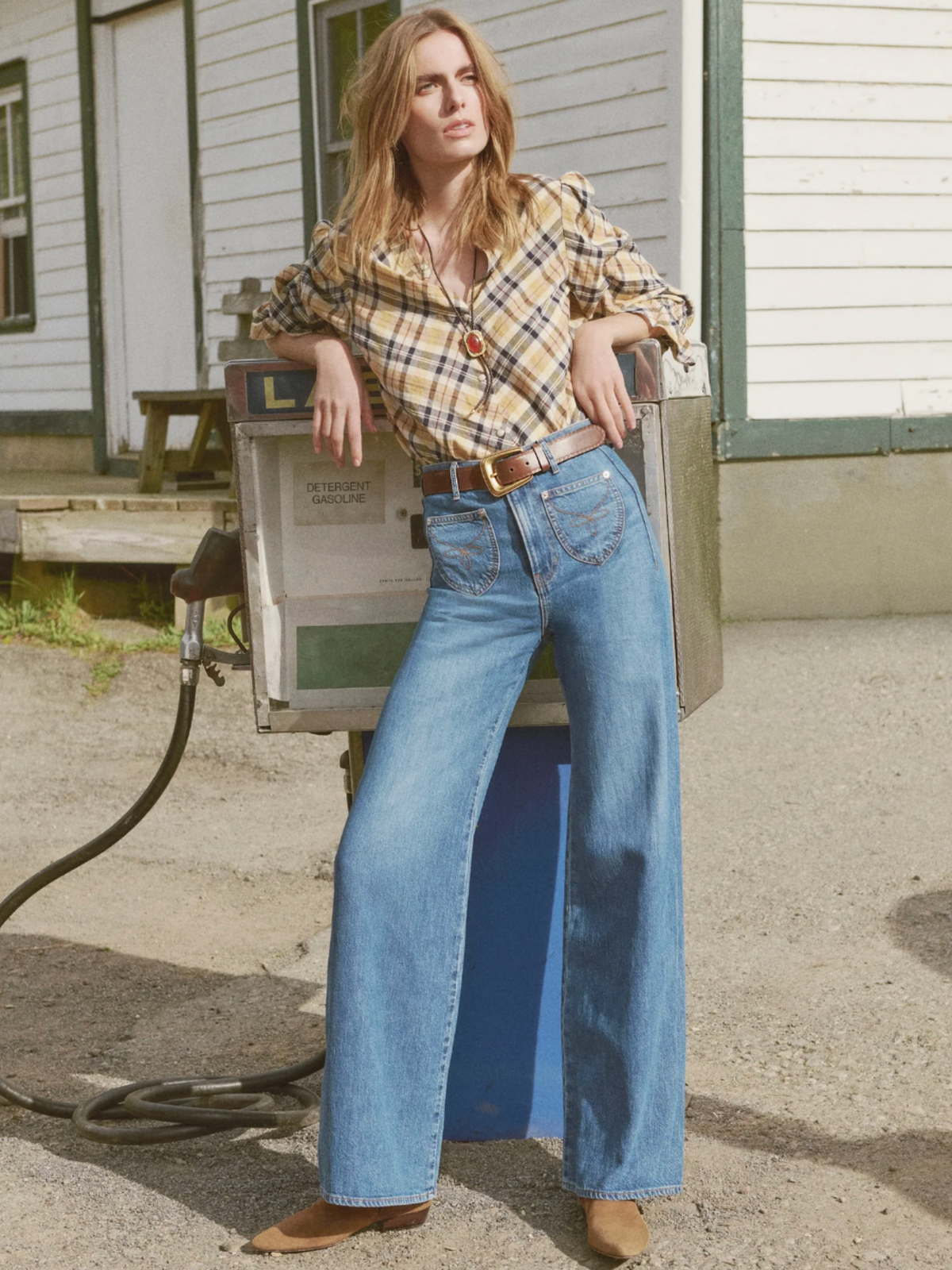 Ashlynn Plaid Blouse - Acorn Multi