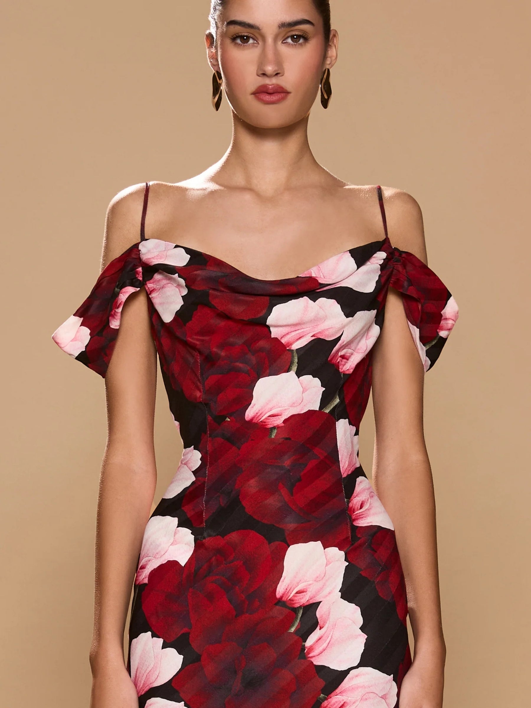 Rosalie Maxi Dress - Midnight Roses