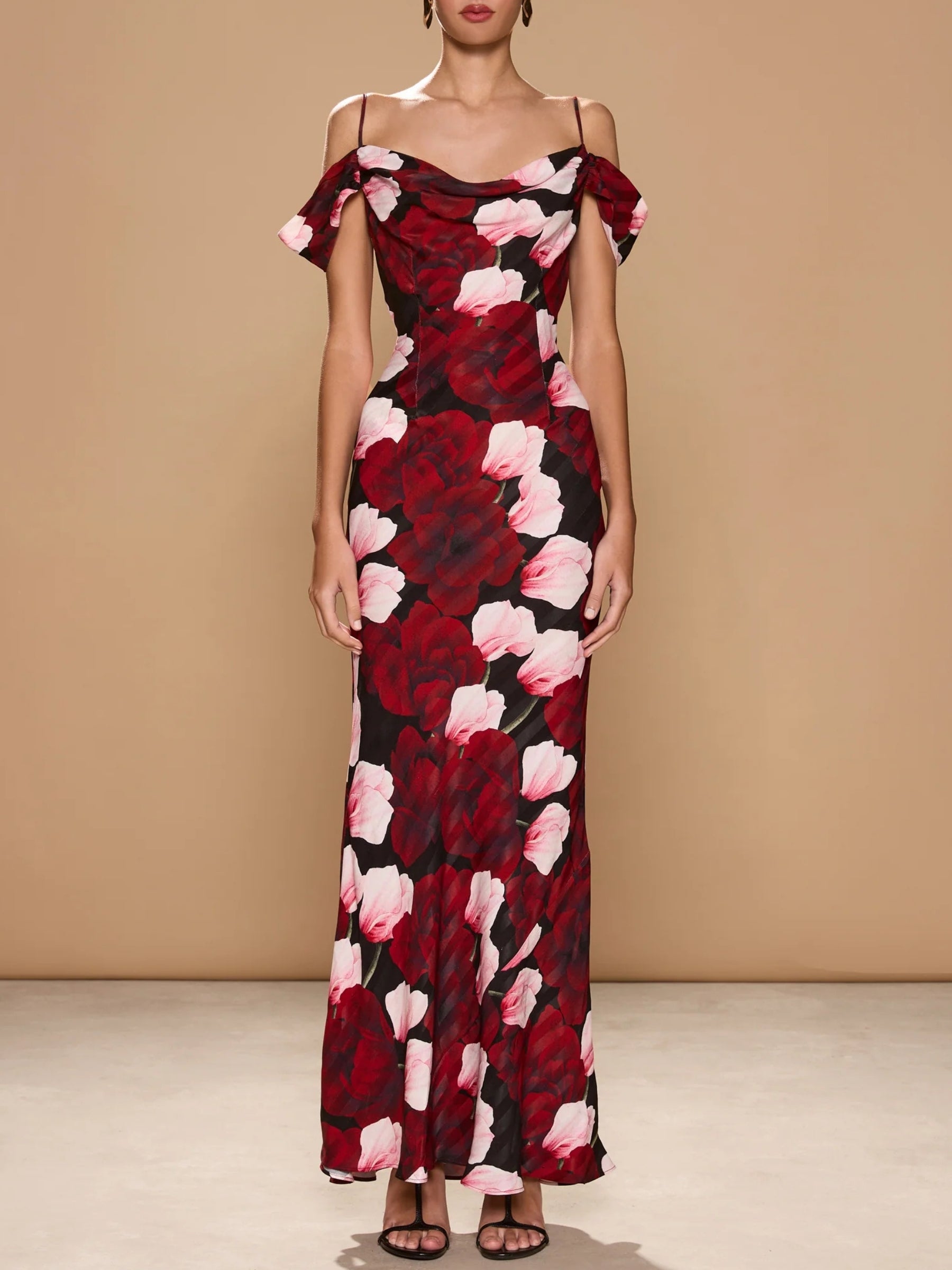 Rosalie Maxi Dress - Midnight Roses