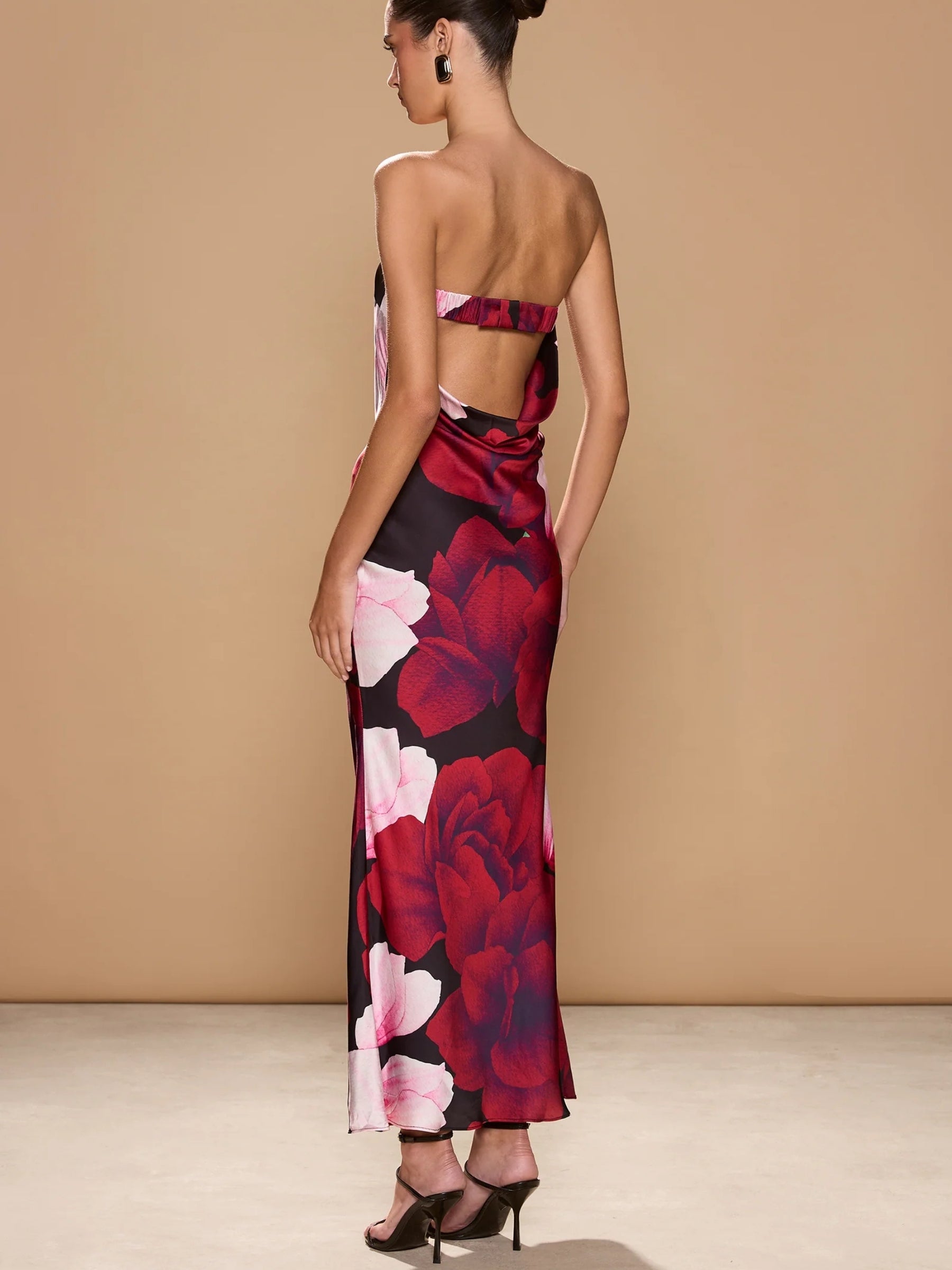 Alma Maxi Dress - Midnight Roses