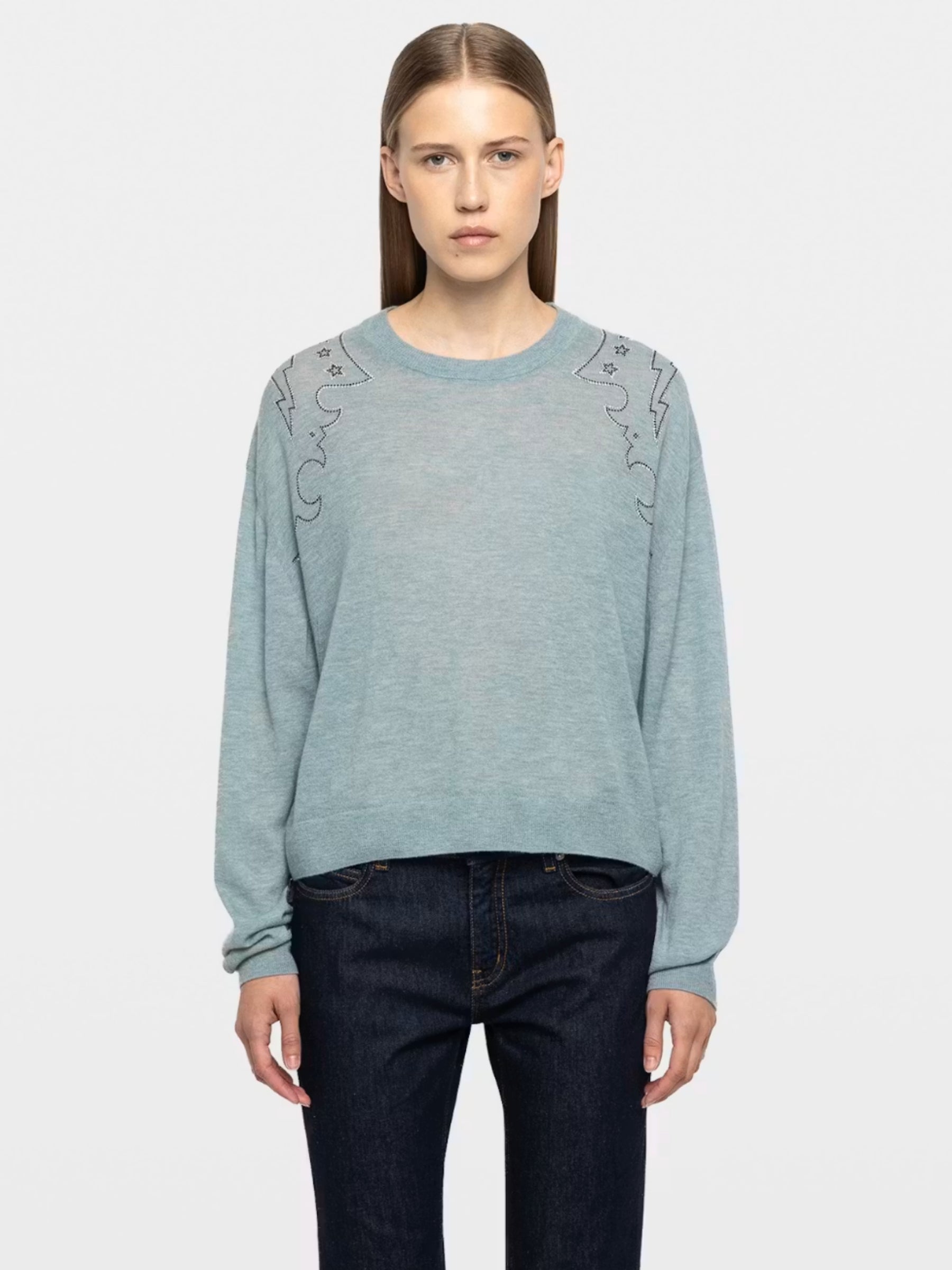 Swapy Cashmere Sweater - Frozen