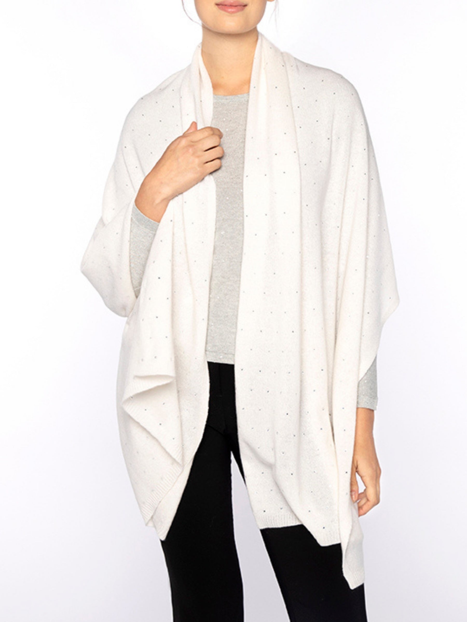kinross-cashmere-FWT-Crystal-Wrap - Pearl