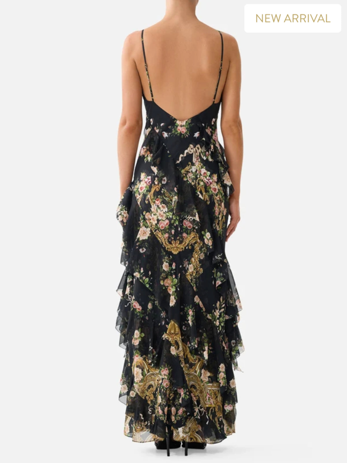 Asymmetrical Slip Dress - Versailles or Die