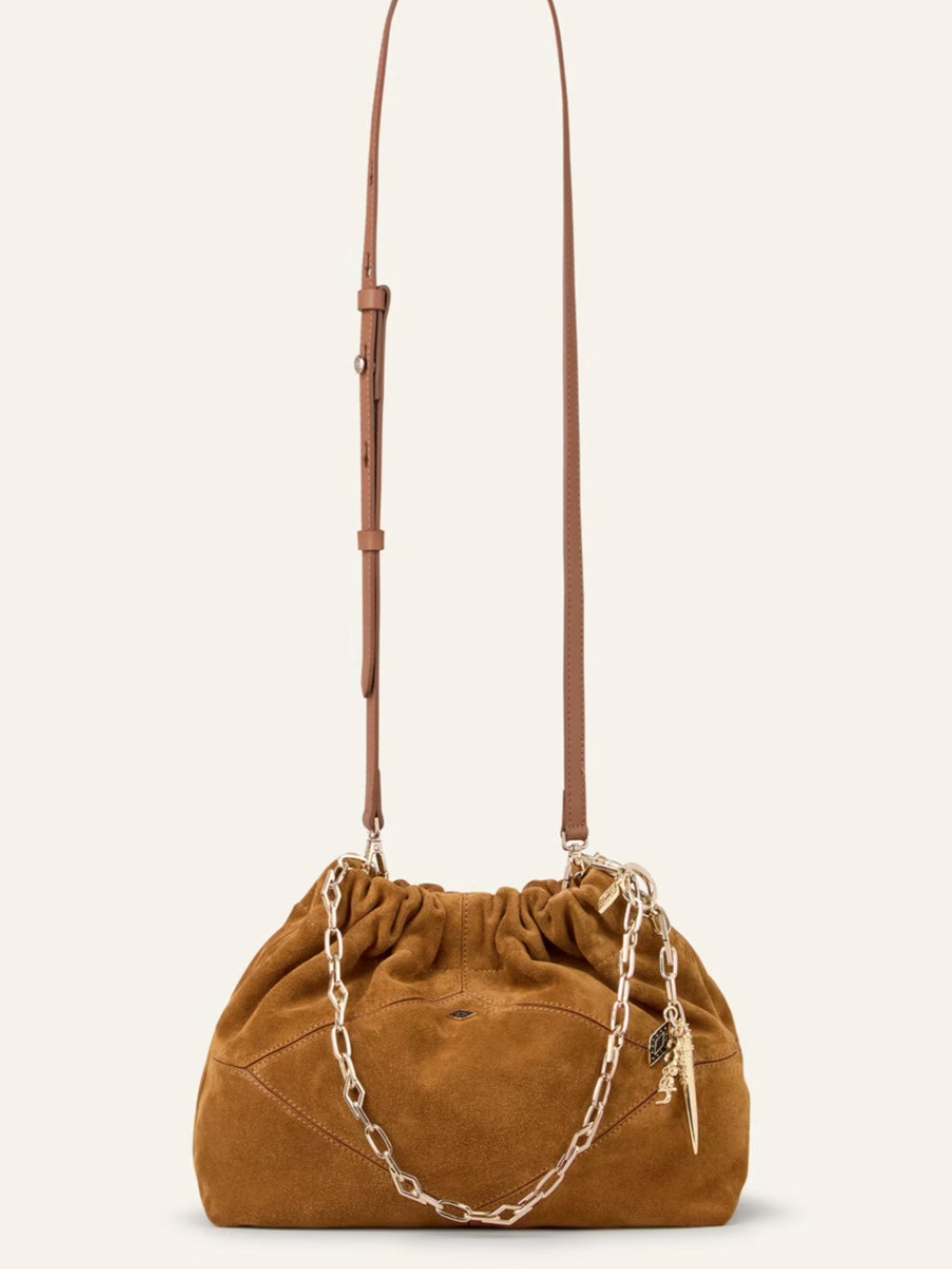 BA&SH-PARIS-MINI-JUNE-TOTE-COGNAC-SUEDE