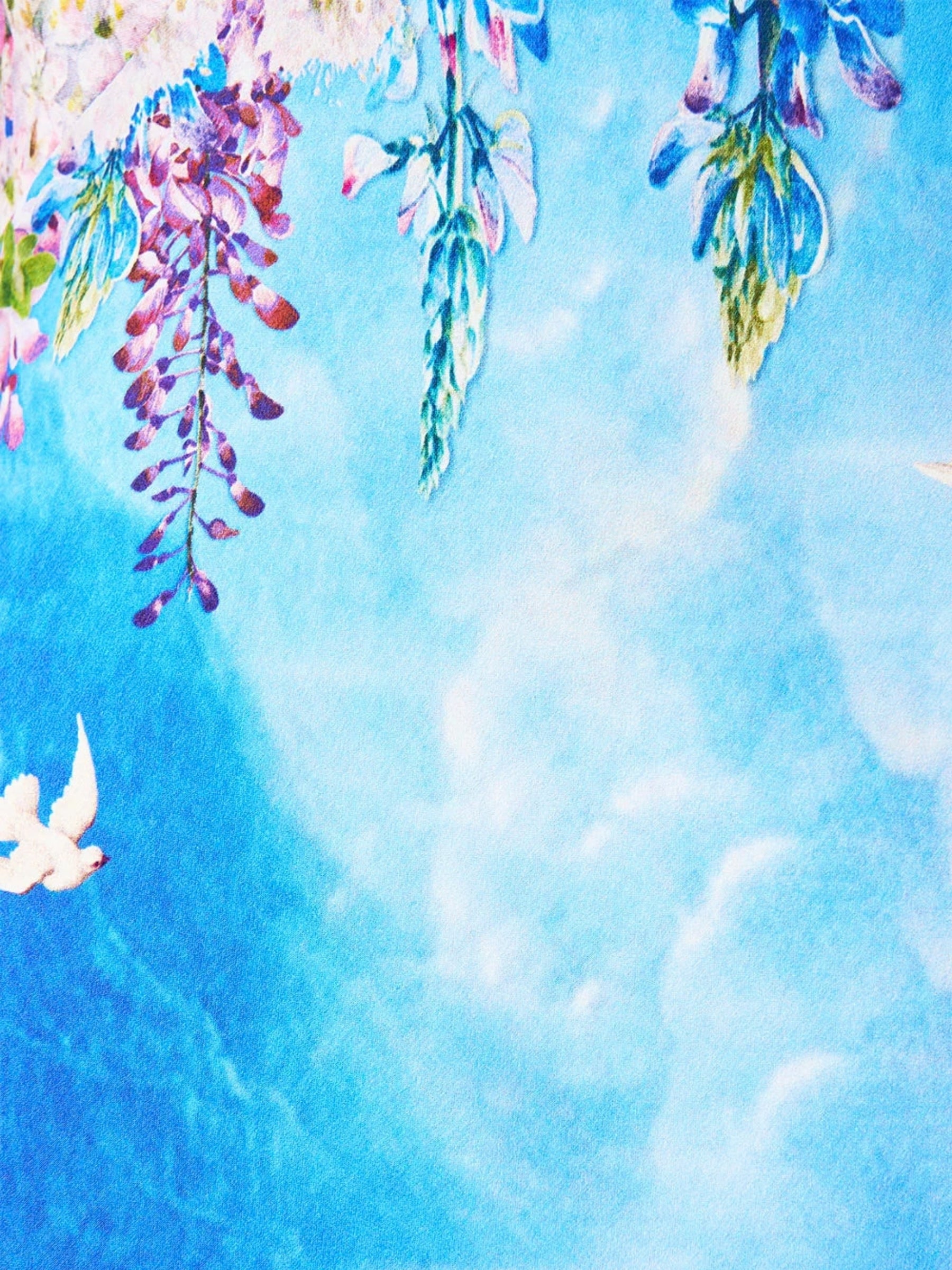 V Neck Bias Slip Dress w/ Back Frill - Navás Nouveau