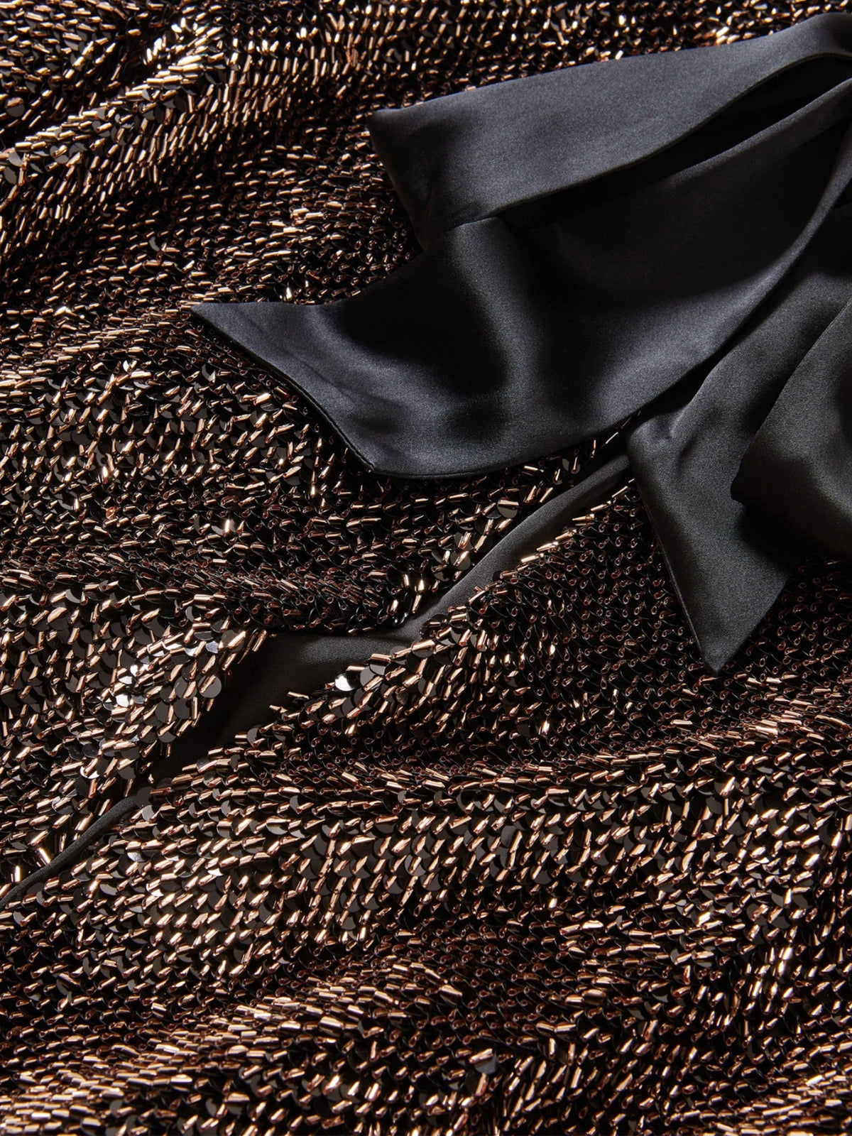 Bancroff Sequin Jacket - Copper Metallic