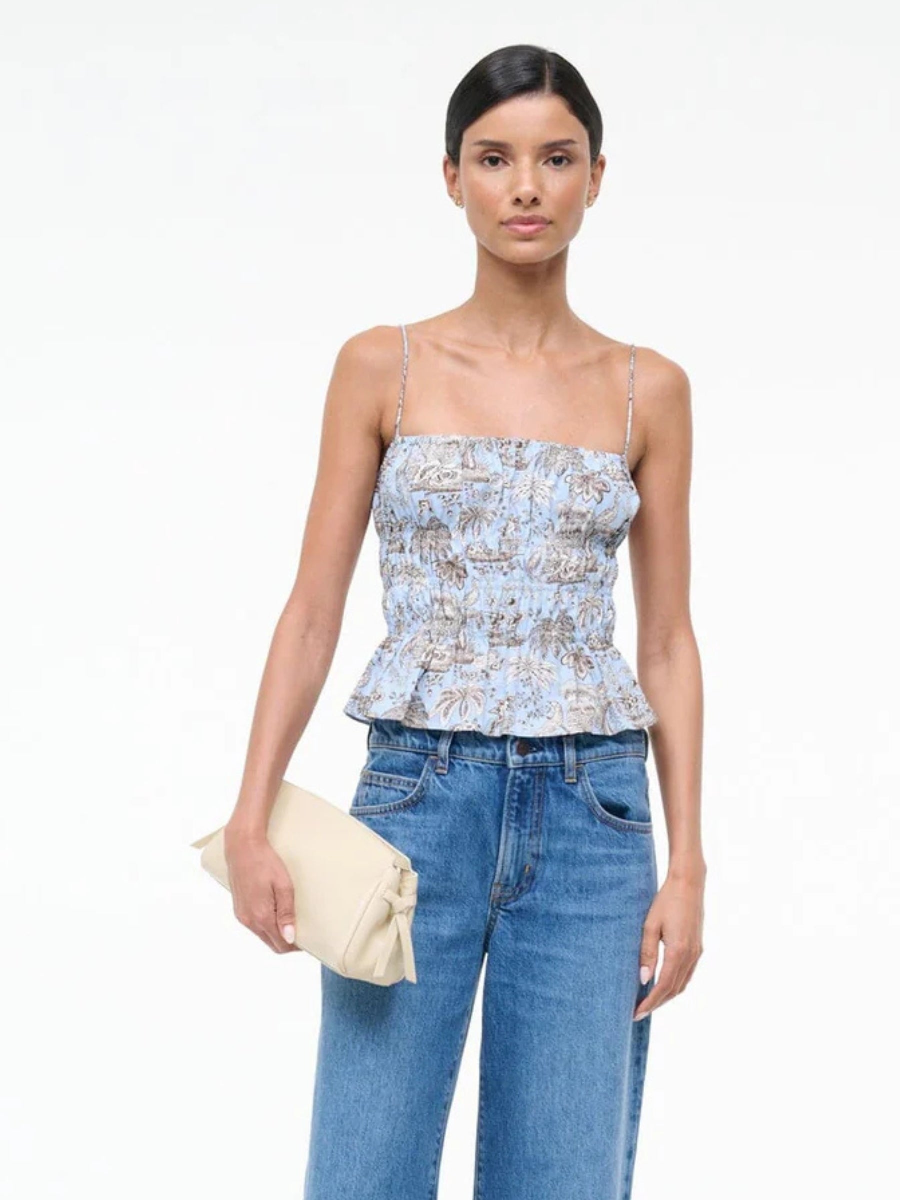 Ayla Top - Sky Toile