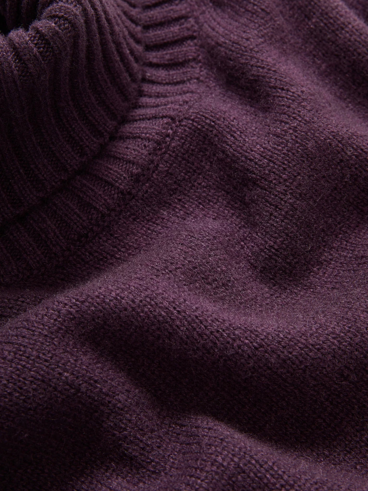 Mazzy Cashmere Sleeveless Sweater - Eggplant