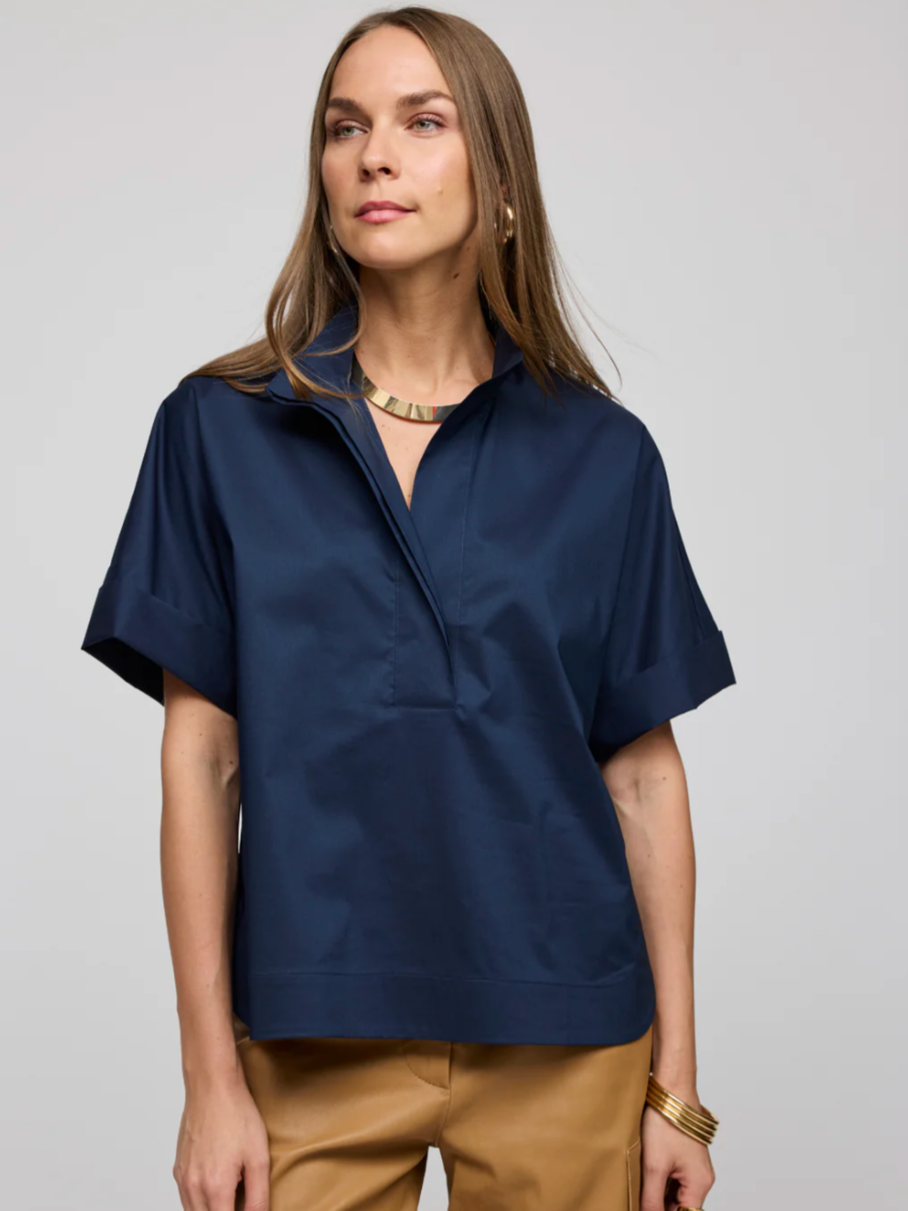 Elbow Sleeve Cara - Navy