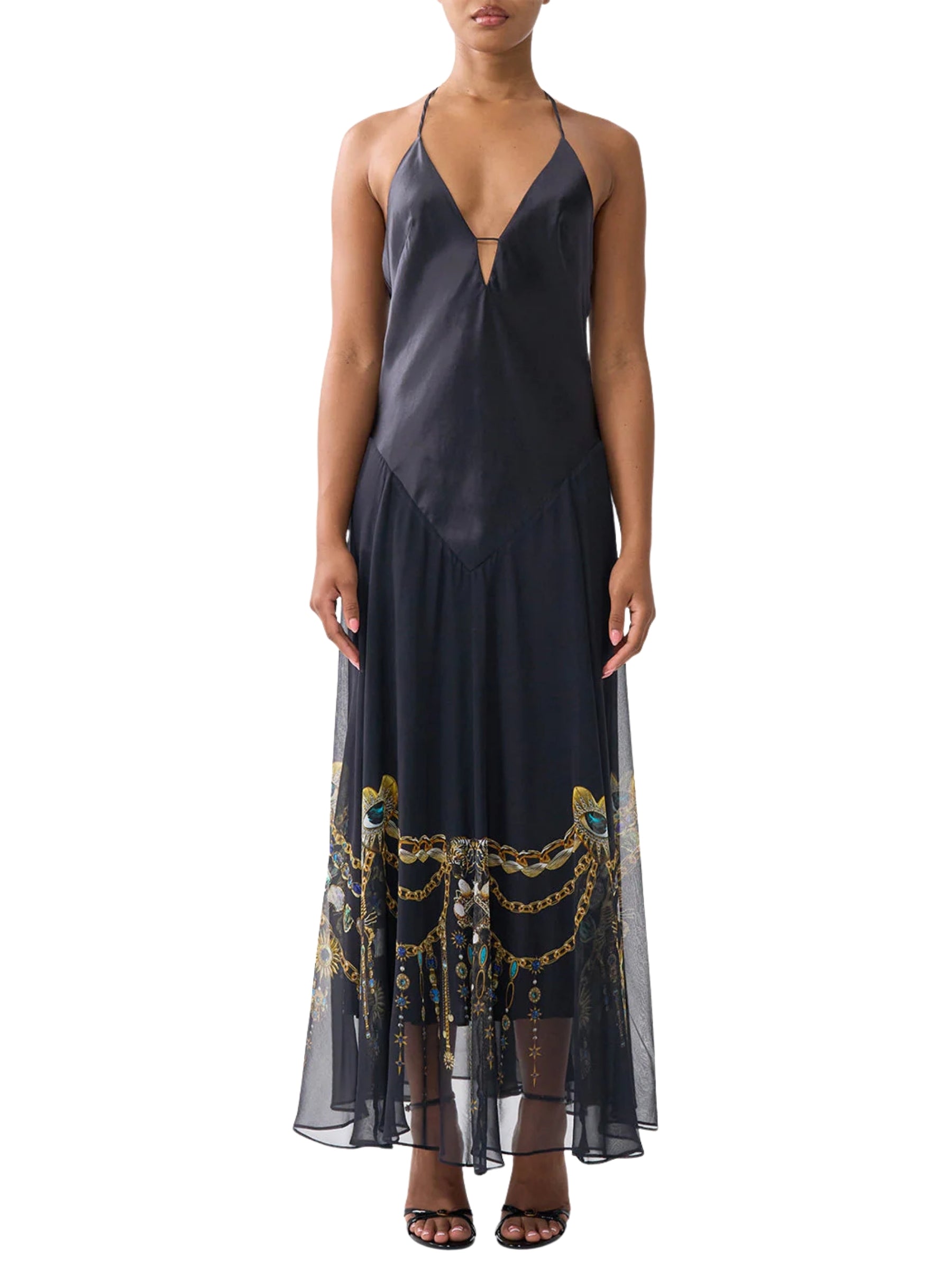 Hardware Detail Slip Dress - Amulets and Alchemy